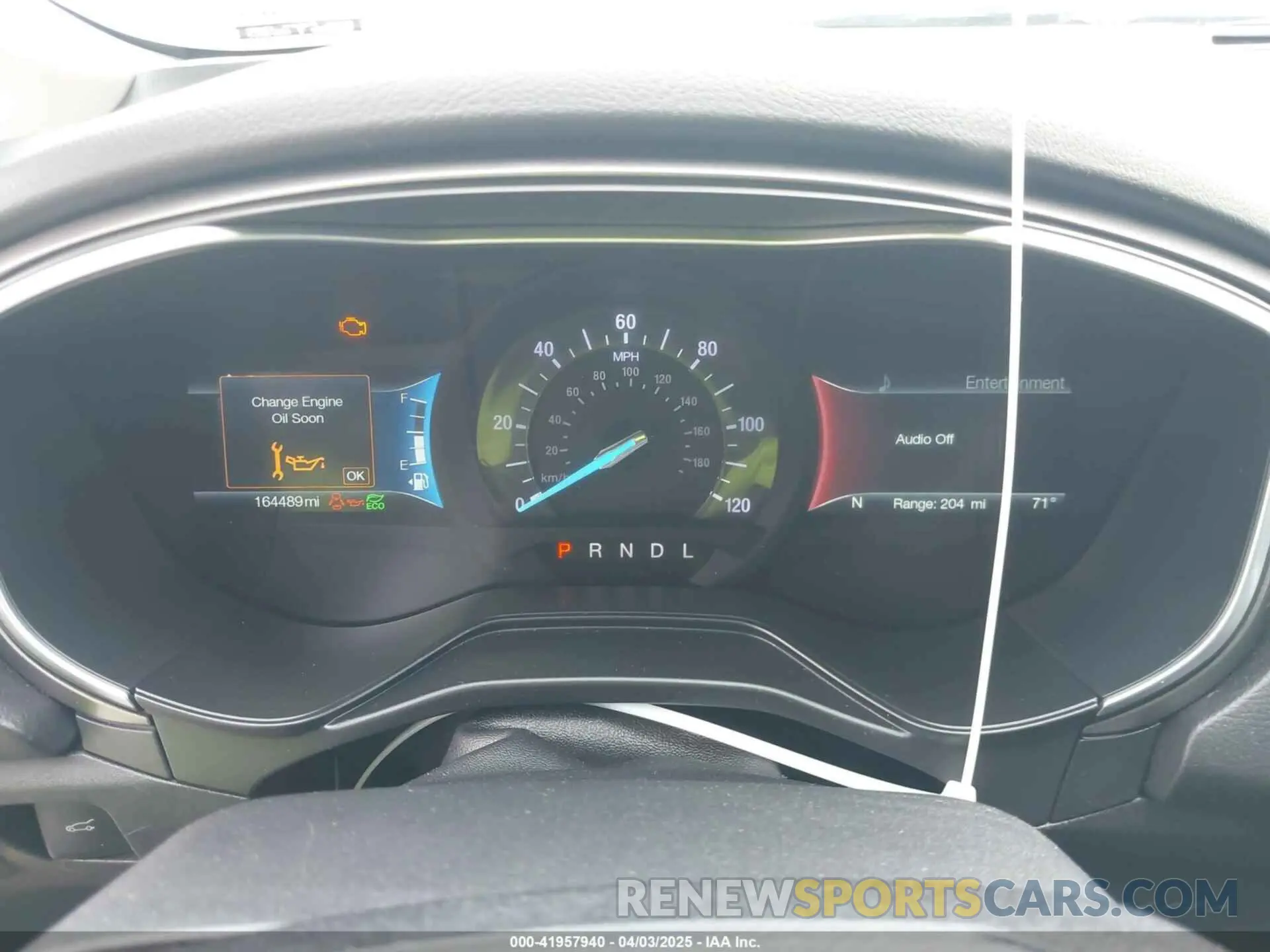 7 fotografías del automóvil dañado 3FA6P0LUXKR243571 FORD FUSION HYBRID 2019