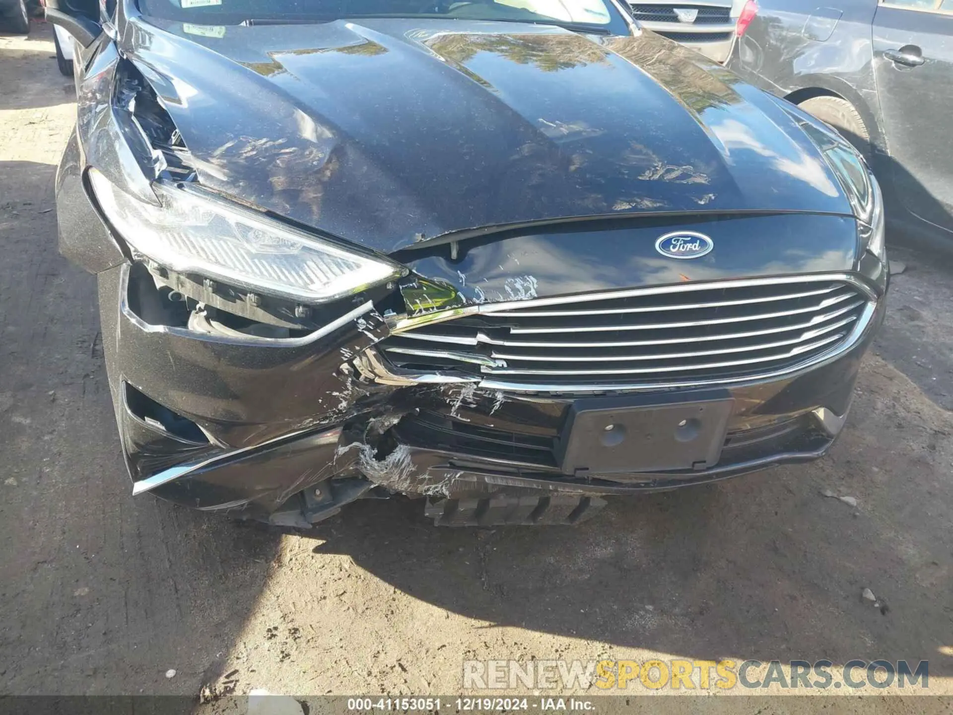 6 fotografías del automóvil dañado 3FA6P0MU0KR154297 FORD FUSION HYBRID 2019