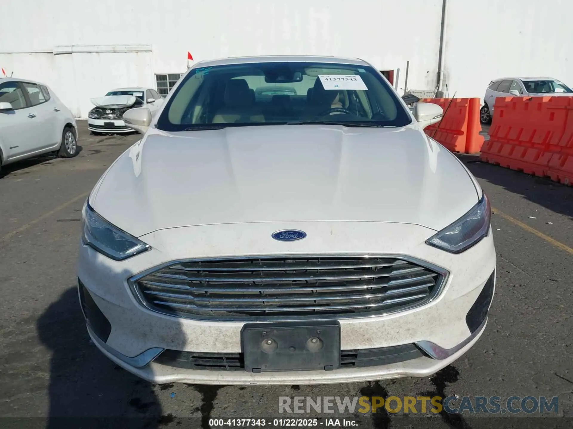 12 fotografías del automóvil dañado 3FA6P0MU1KR257325 FORD FUSION HYBRID 2019