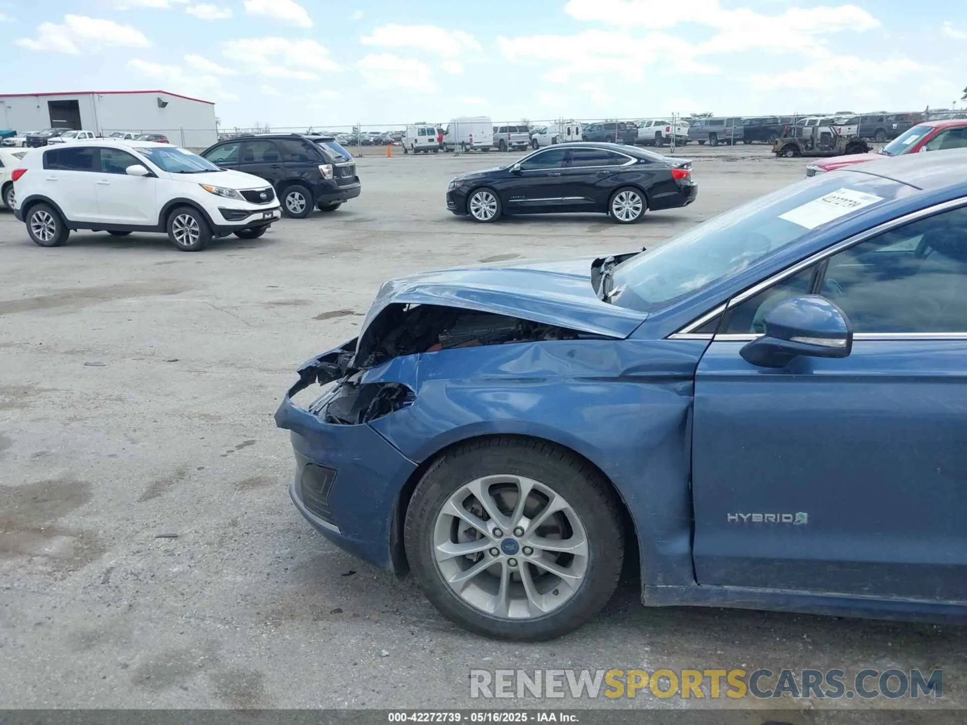 18 fotografías del automóvil dañado 3FA6P0MU2KR140367 FORD FUSION HYBRID 2019