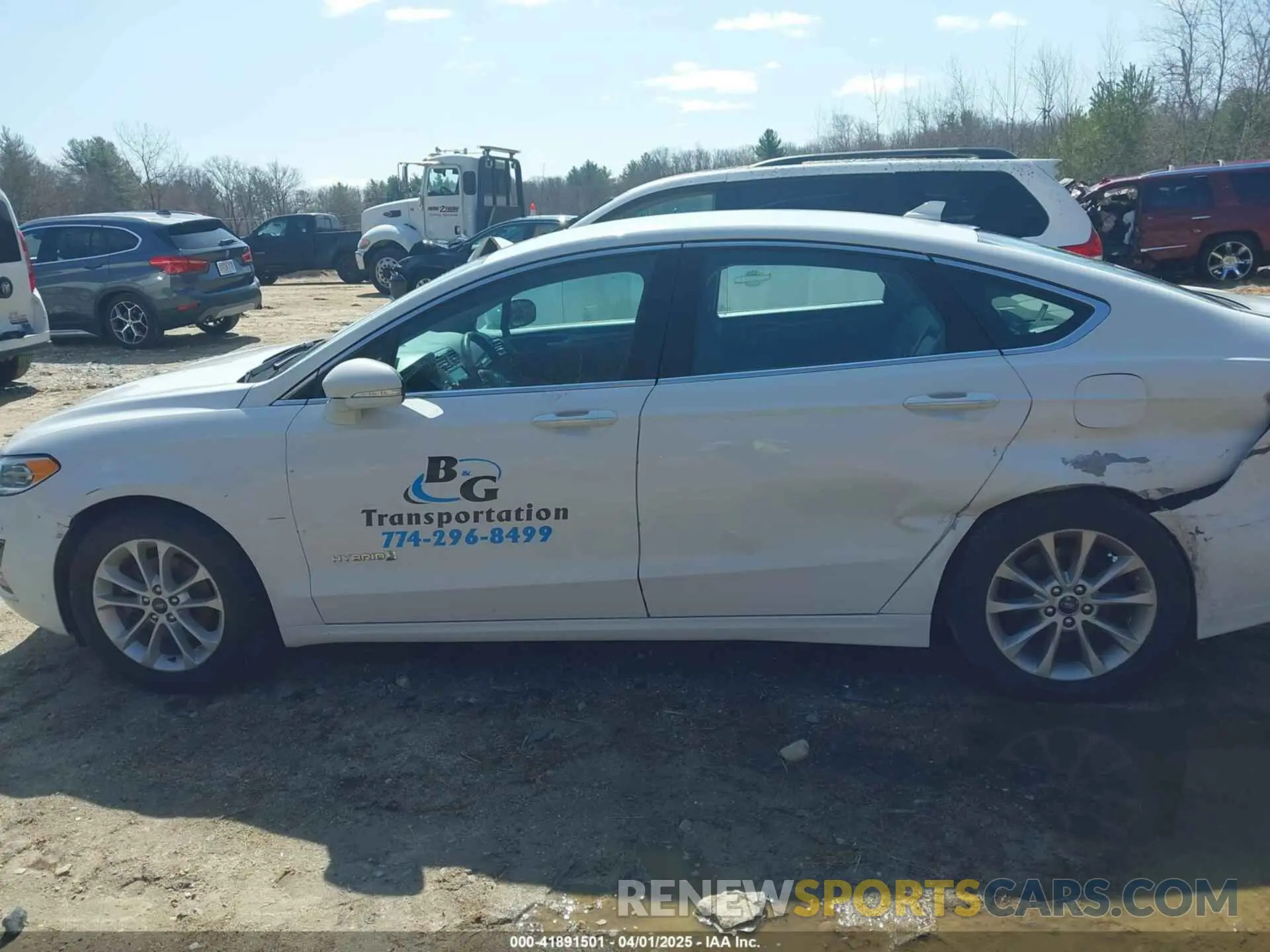 14 fotografías del automóvil dañado 3FA6P0MU4KR154299 FORD FUSION HYBRID 2019