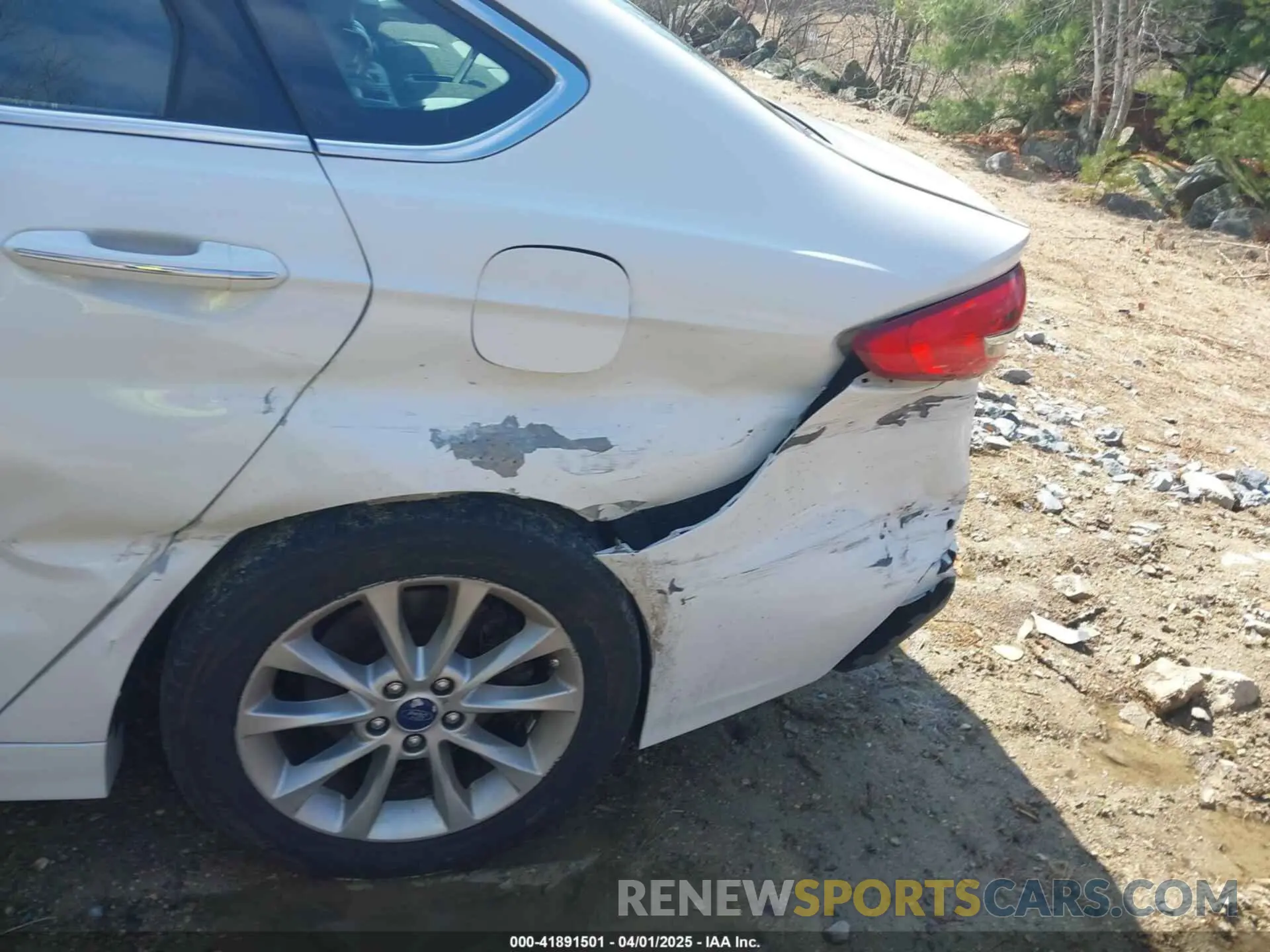 6 fotografías del automóvil dañado 3FA6P0MU4KR154299 FORD FUSION HYBRID 2019