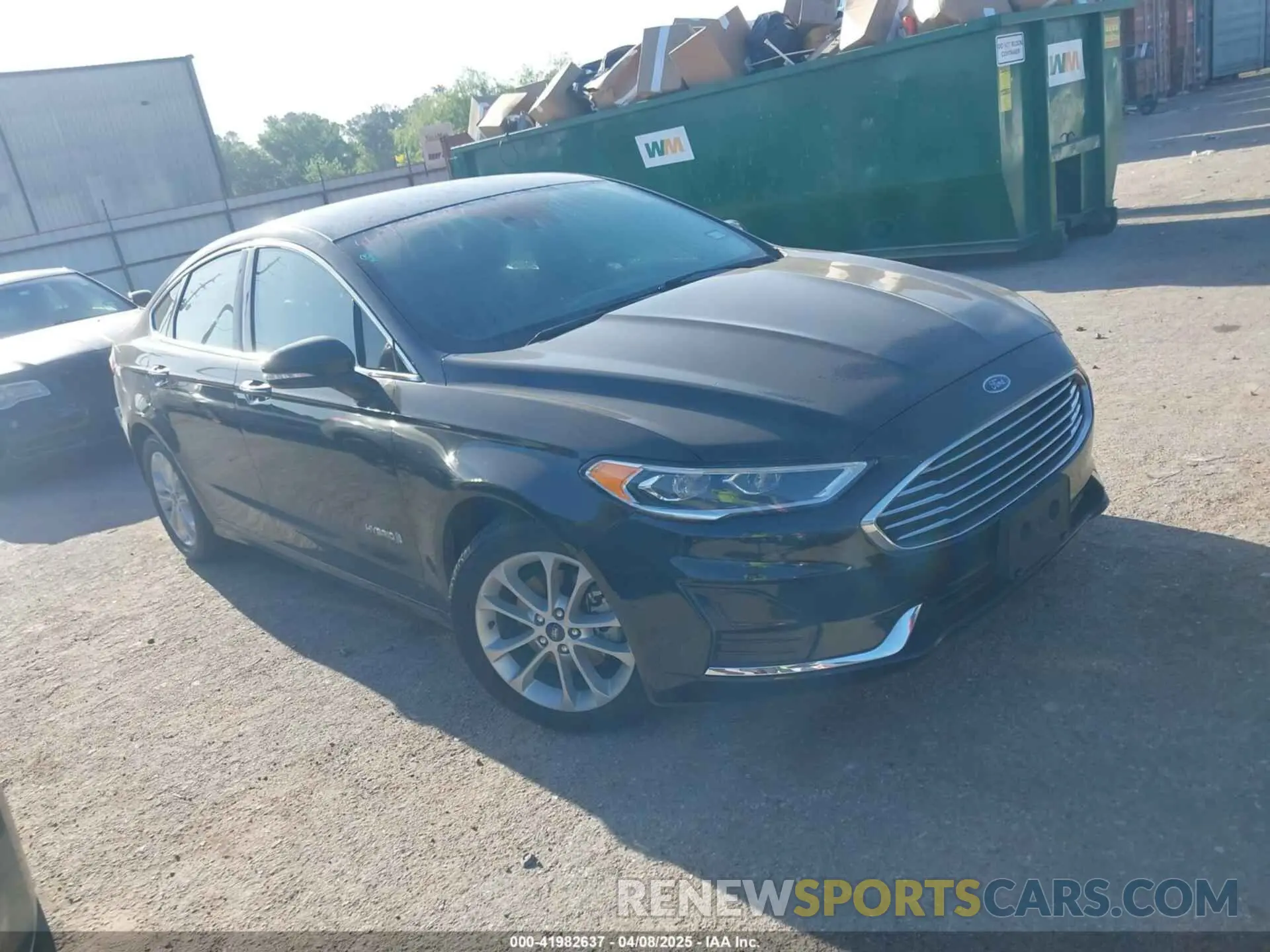 1 fotografías del automóvil dañado 3FA6P0MU5KR203851 FORD FUSION HYBRID 2019