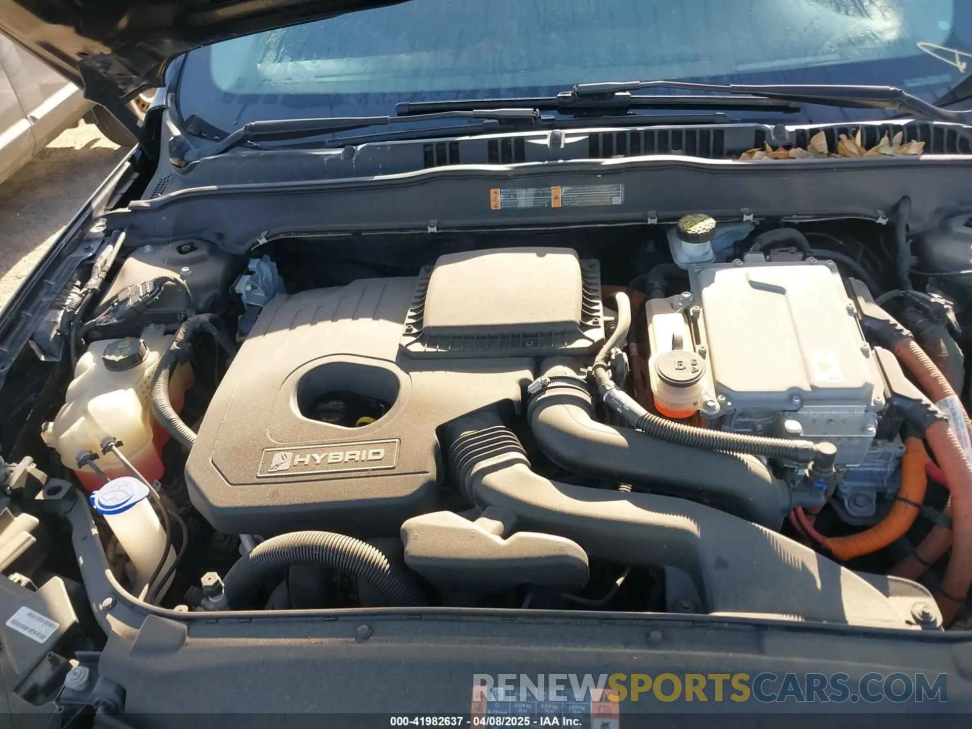 10 fotografías del automóvil dañado 3FA6P0MU5KR203851 FORD FUSION HYBRID 2019