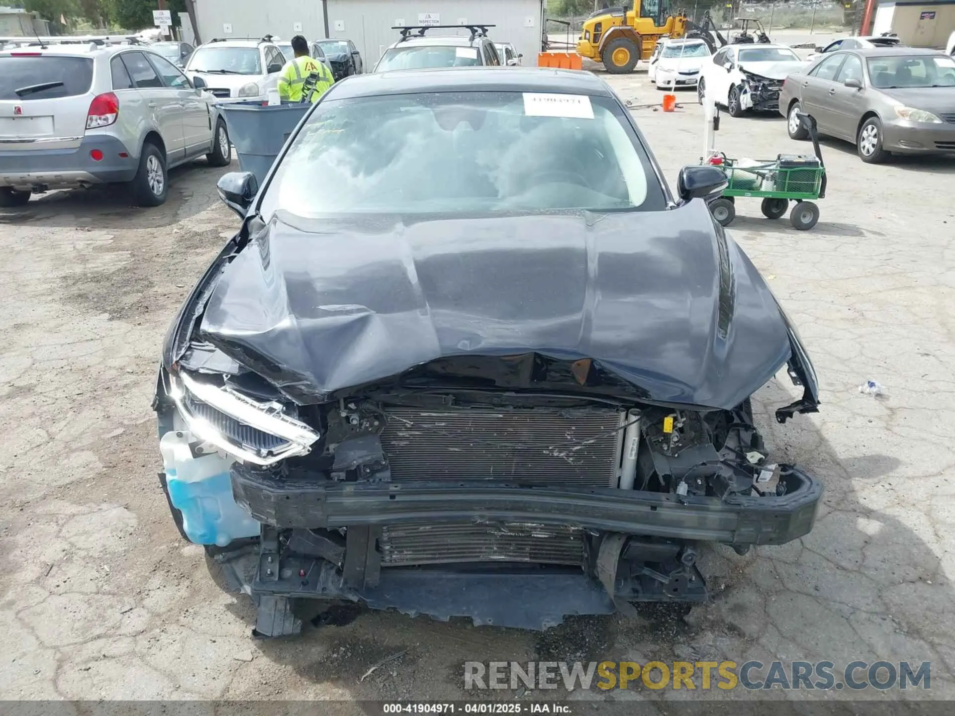 12 fotografías del automóvil dañado 3FA6P0RU0KR116903 FORD FUSION HYBRID 2019