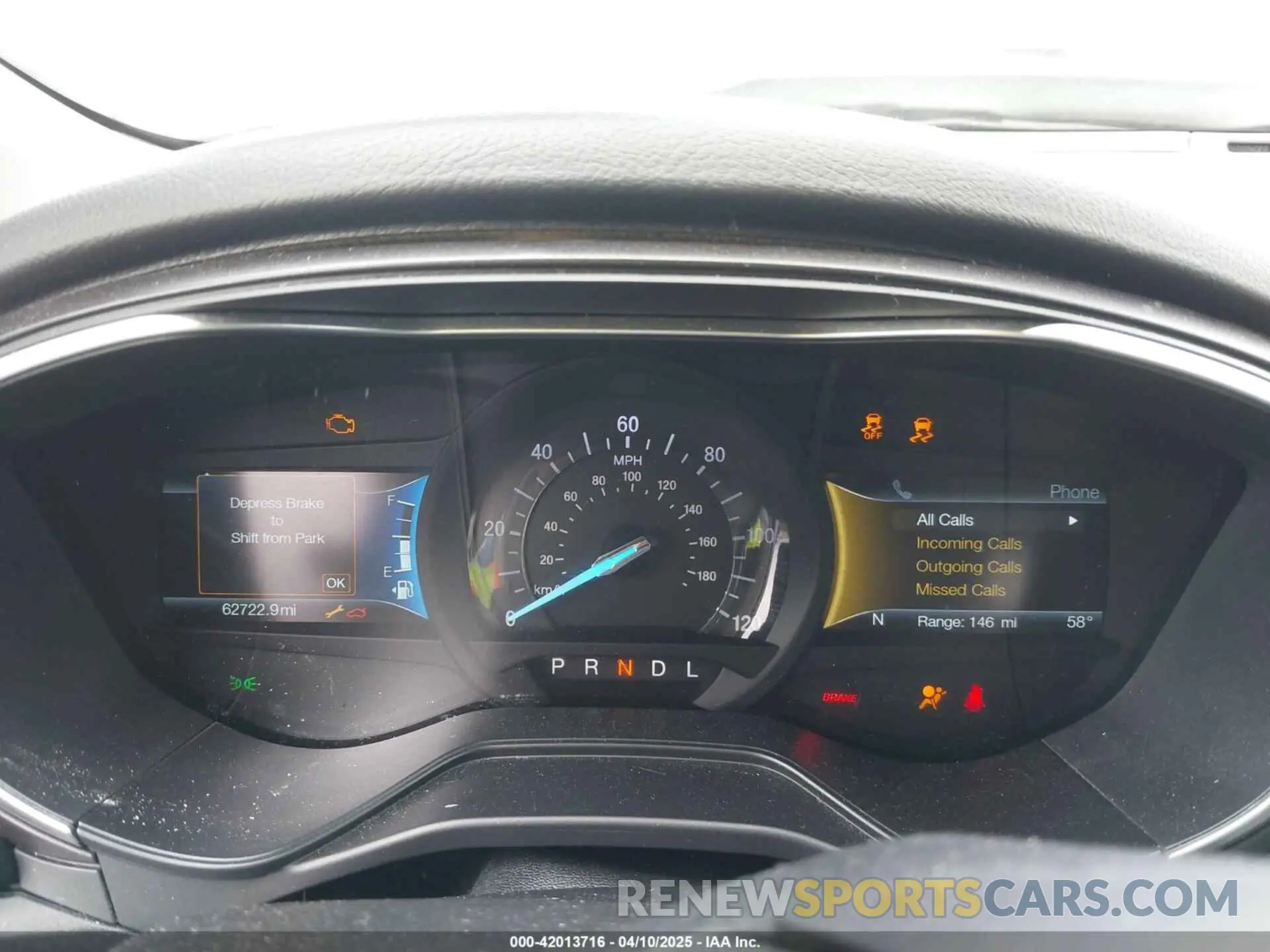 7 fotografías del automóvil dañado 3FA6P0RU0KR227368 FORD FUSION HYBRID 2019