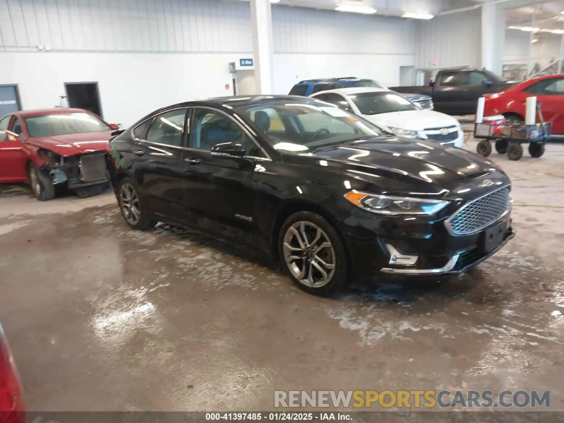 1 fotografías del automóvil dañado 3FA6P0RU1KR138120 FORD FUSION HYBRID 2019