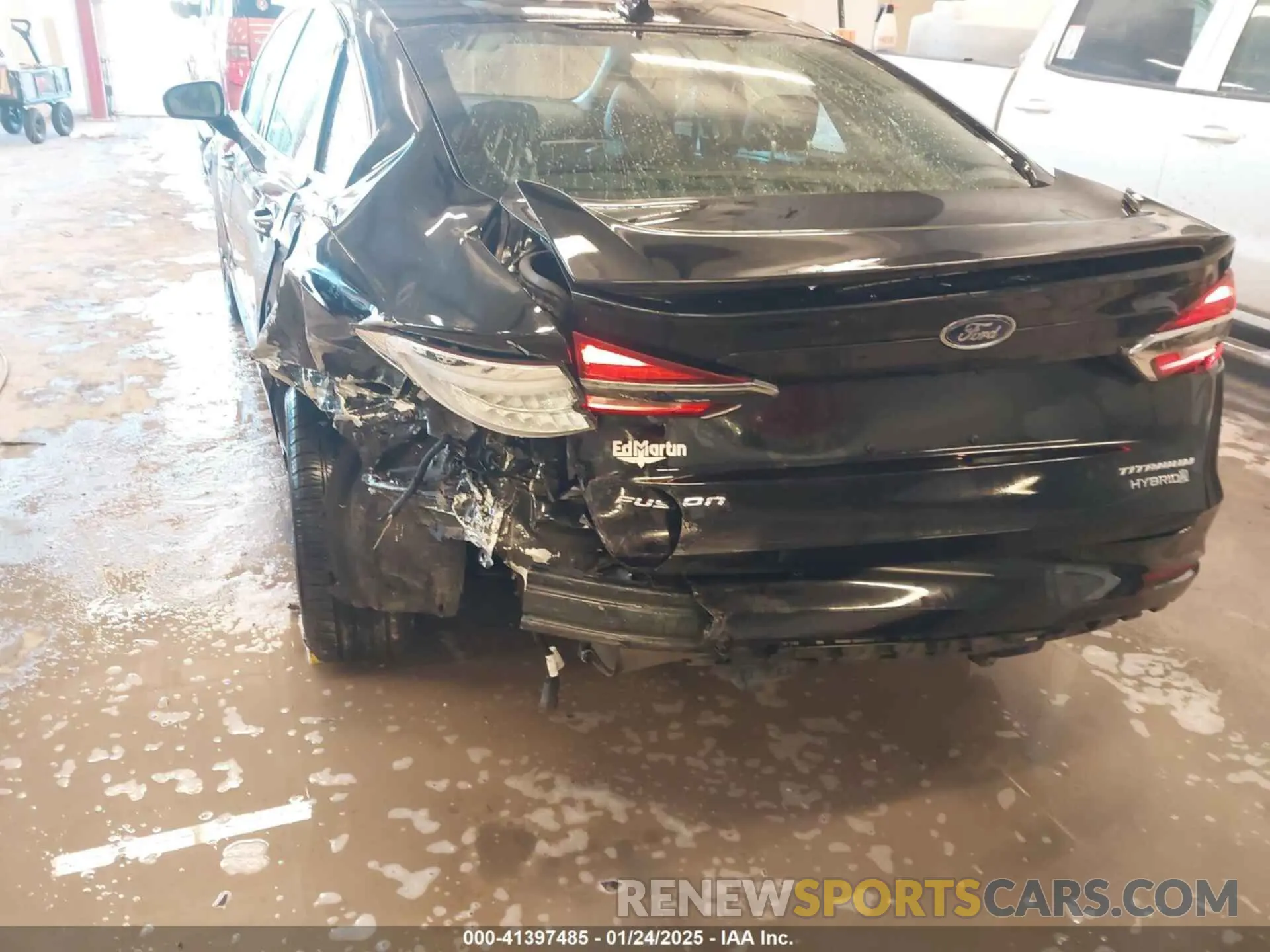 17 fotografías del automóvil dañado 3FA6P0RU1KR138120 FORD FUSION HYBRID 2019