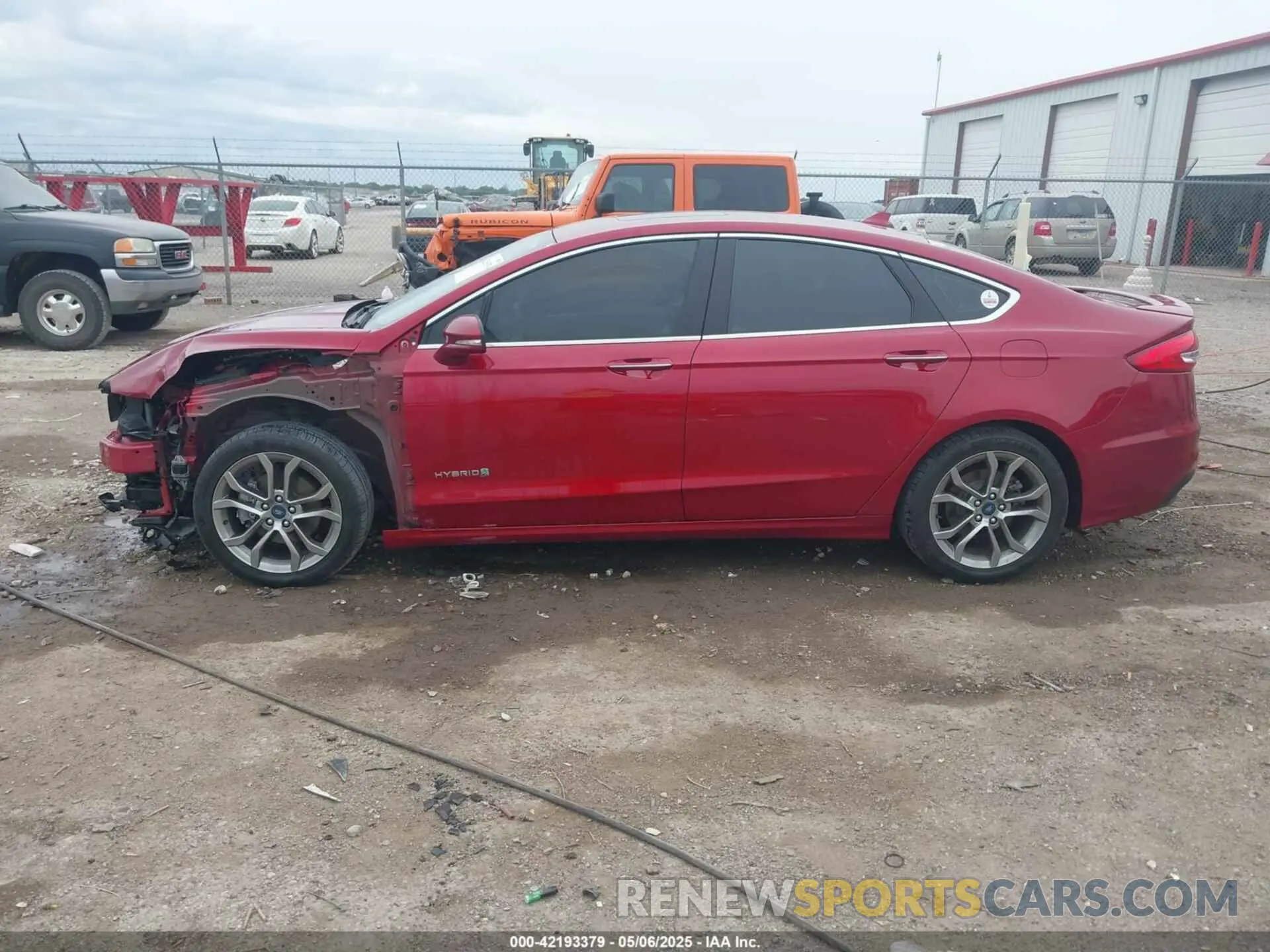 15 fotografías del automóvil dañado 3FA6P0RU2KR190369 FORD FUSION HYBRID 2019