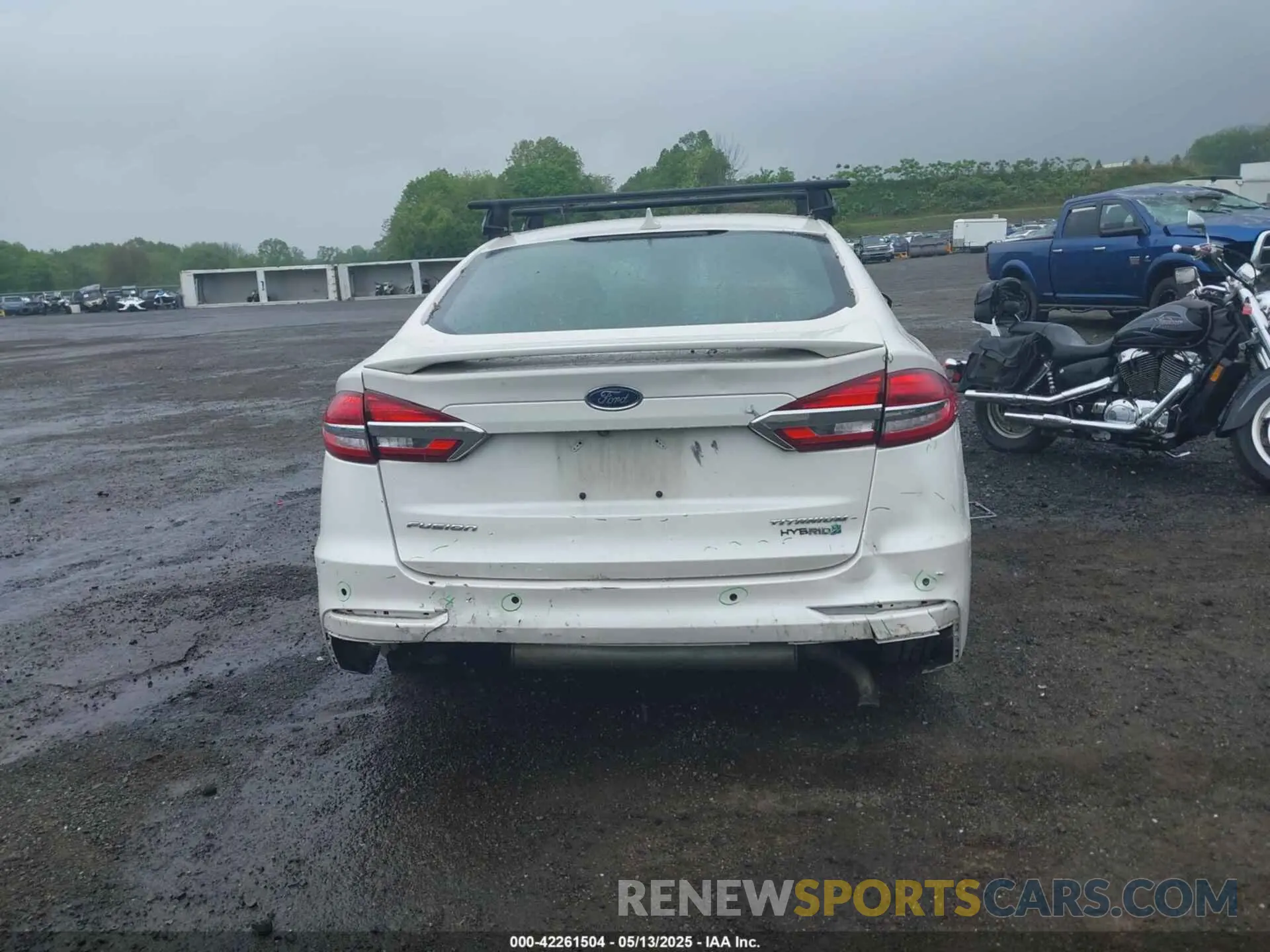 6 fotografías del automóvil dañado 3FA6P0RU8KR208230 FORD FUSION HYBRID 2019