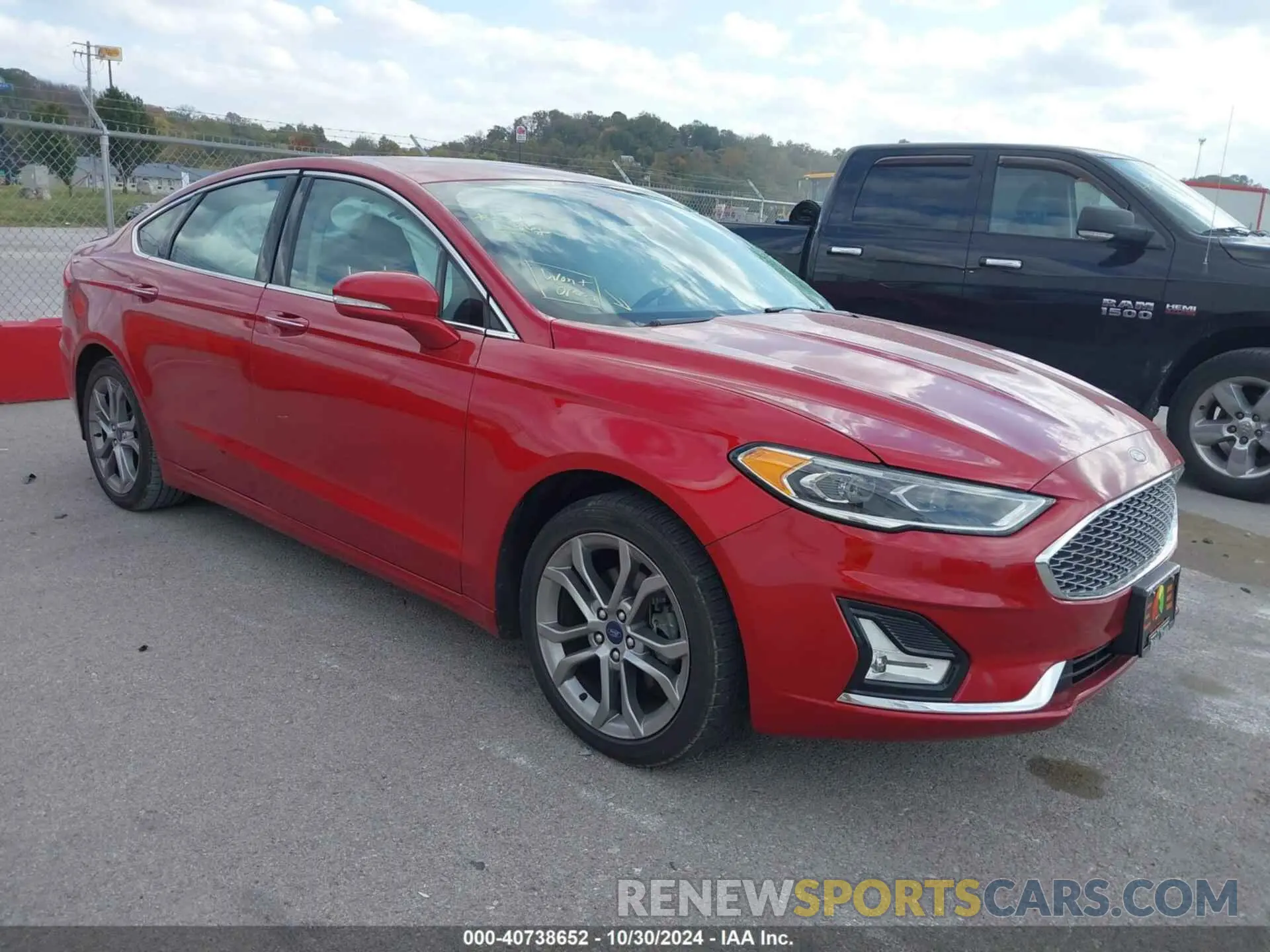1 fotografías del automóvil dañado 3FA6P0RU7LR156915 FORD FUSION HYBRID 2020