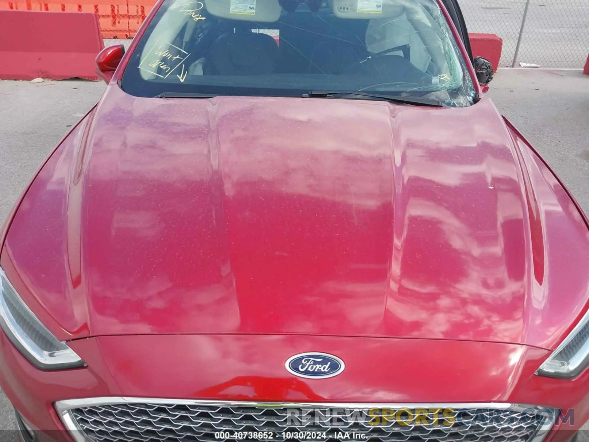 10 fotografías del automóvil dañado 3FA6P0RU7LR156915 FORD FUSION HYBRID 2020