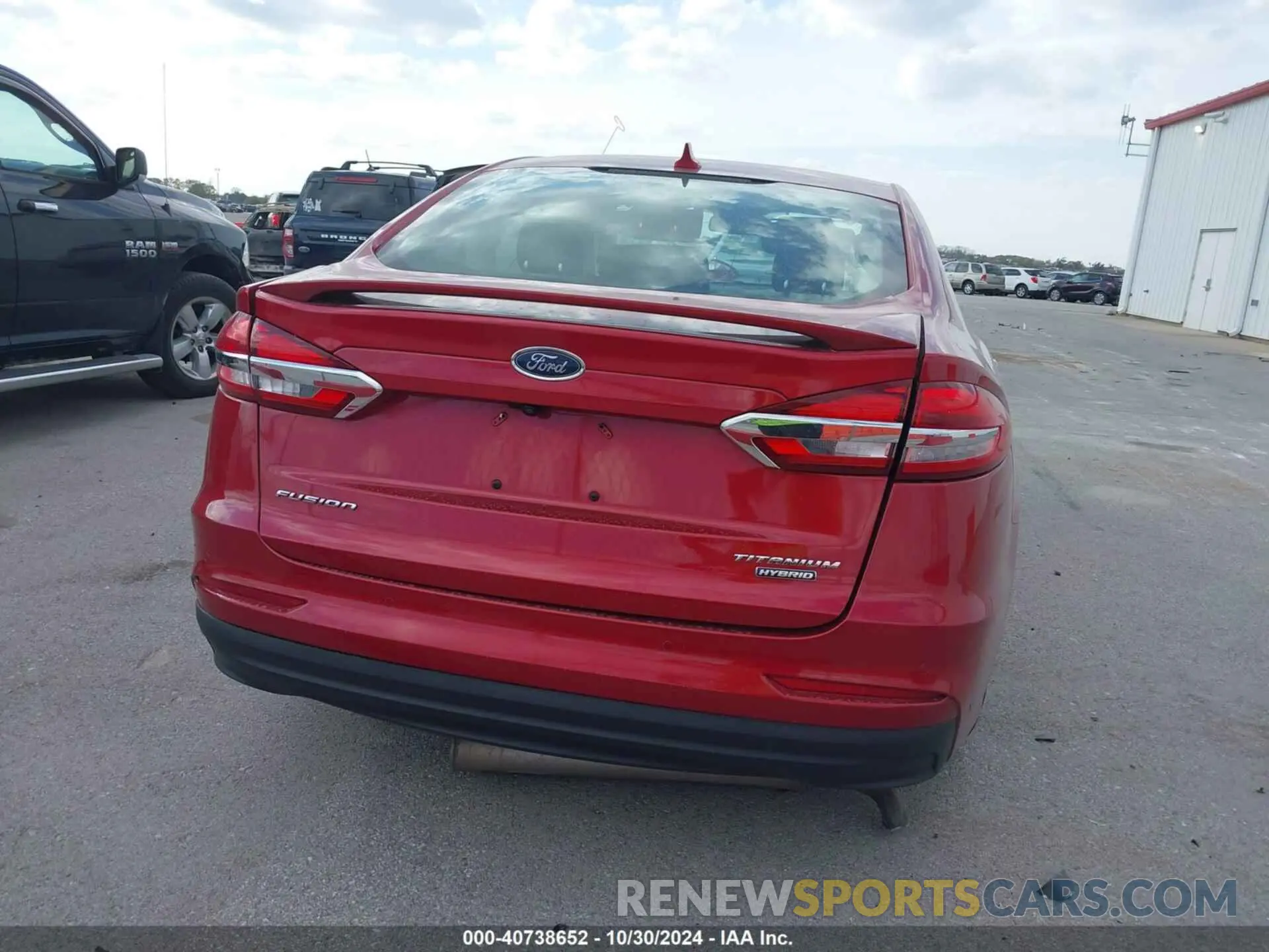 17 fotografías del automóvil dañado 3FA6P0RU7LR156915 FORD FUSION HYBRID 2020