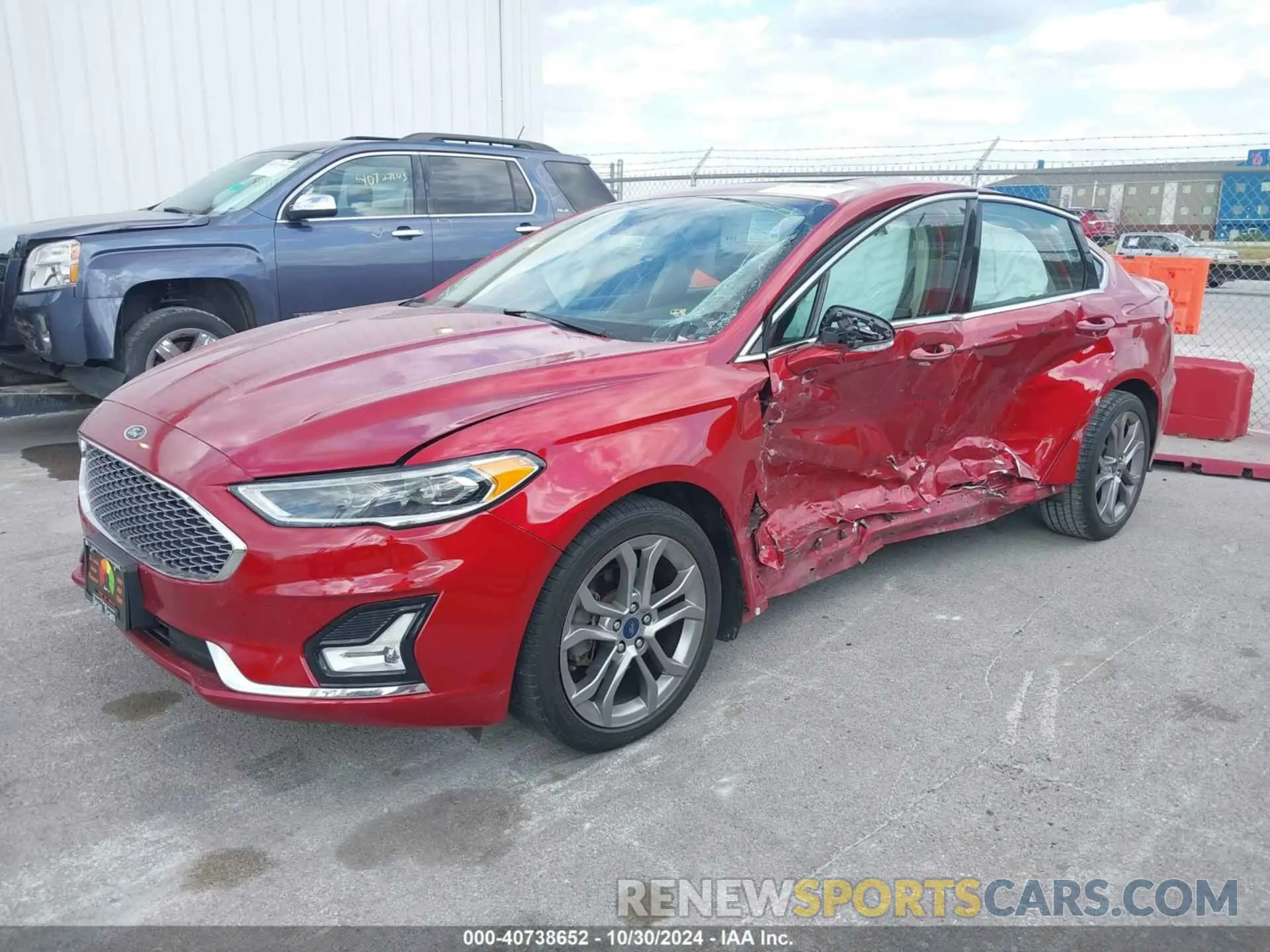 2 fotografías del automóvil dañado 3FA6P0RU7LR156915 FORD FUSION HYBRID 2020