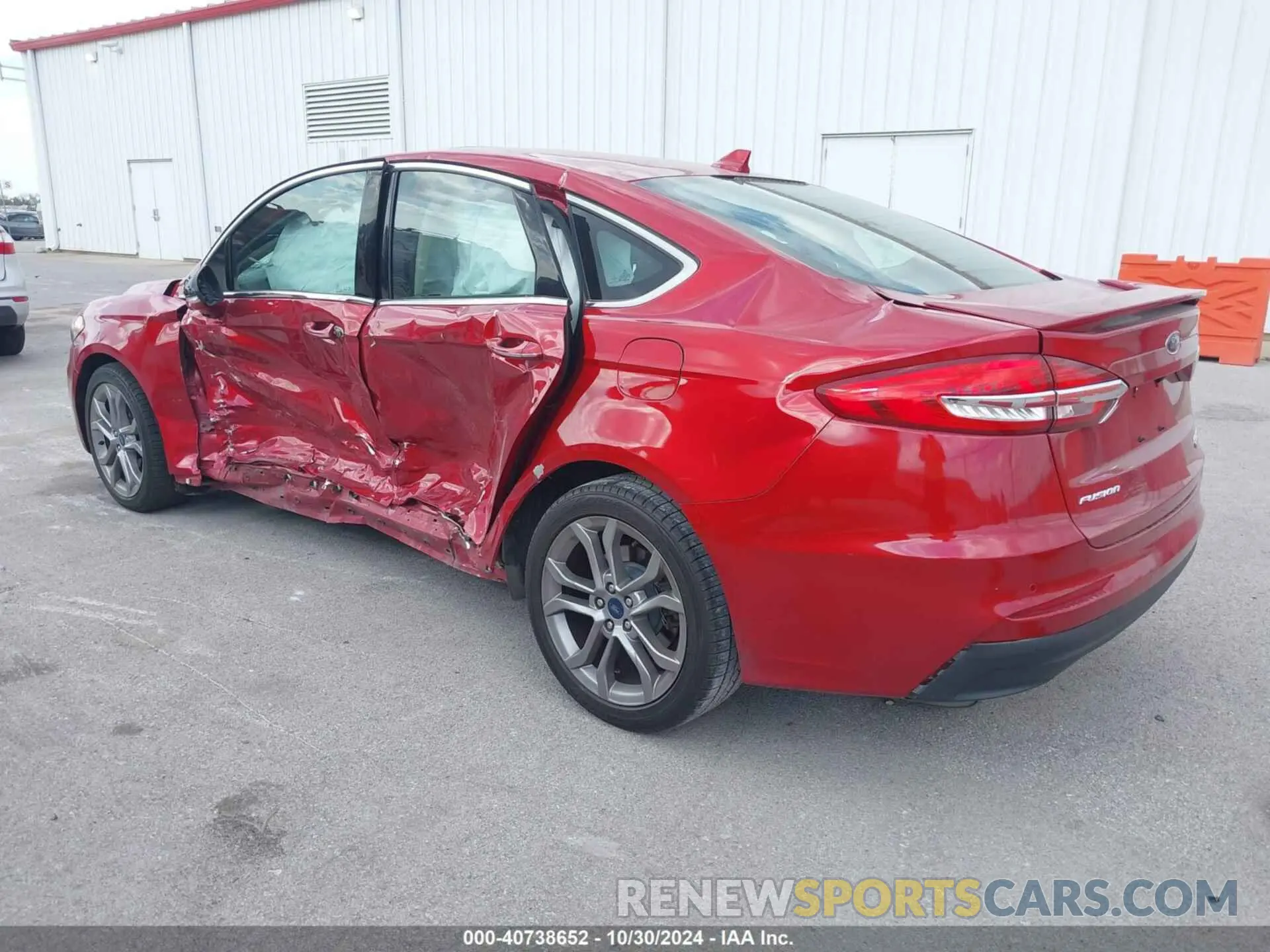 3 fotografías del automóvil dañado 3FA6P0RU7LR156915 FORD FUSION HYBRID 2020