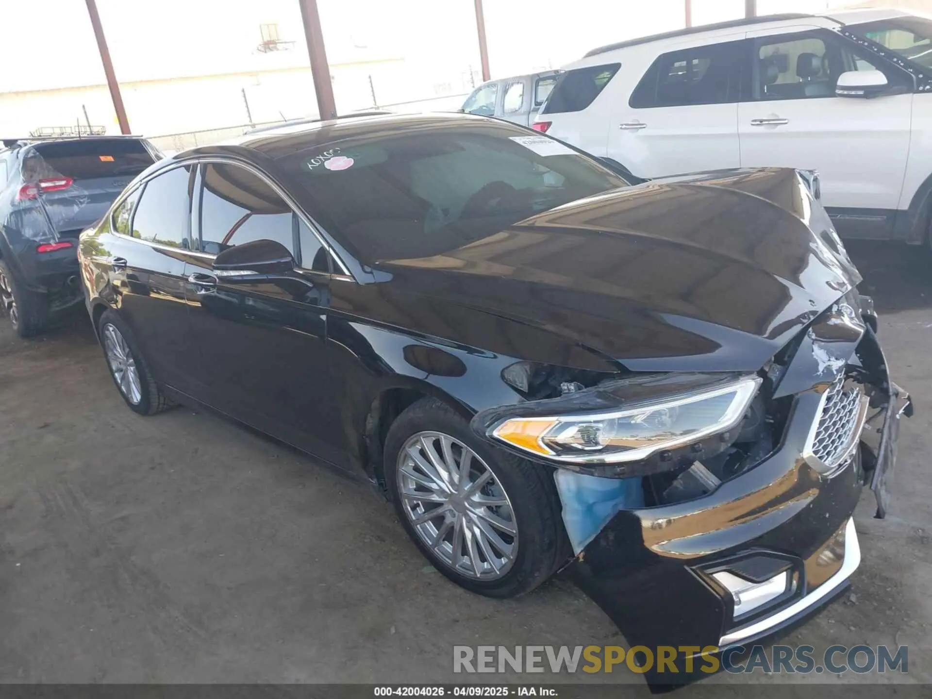 1 fotografías del automóvil dañado 3FA6P0RU8LR141324 FORD FUSION HYBRID 2020