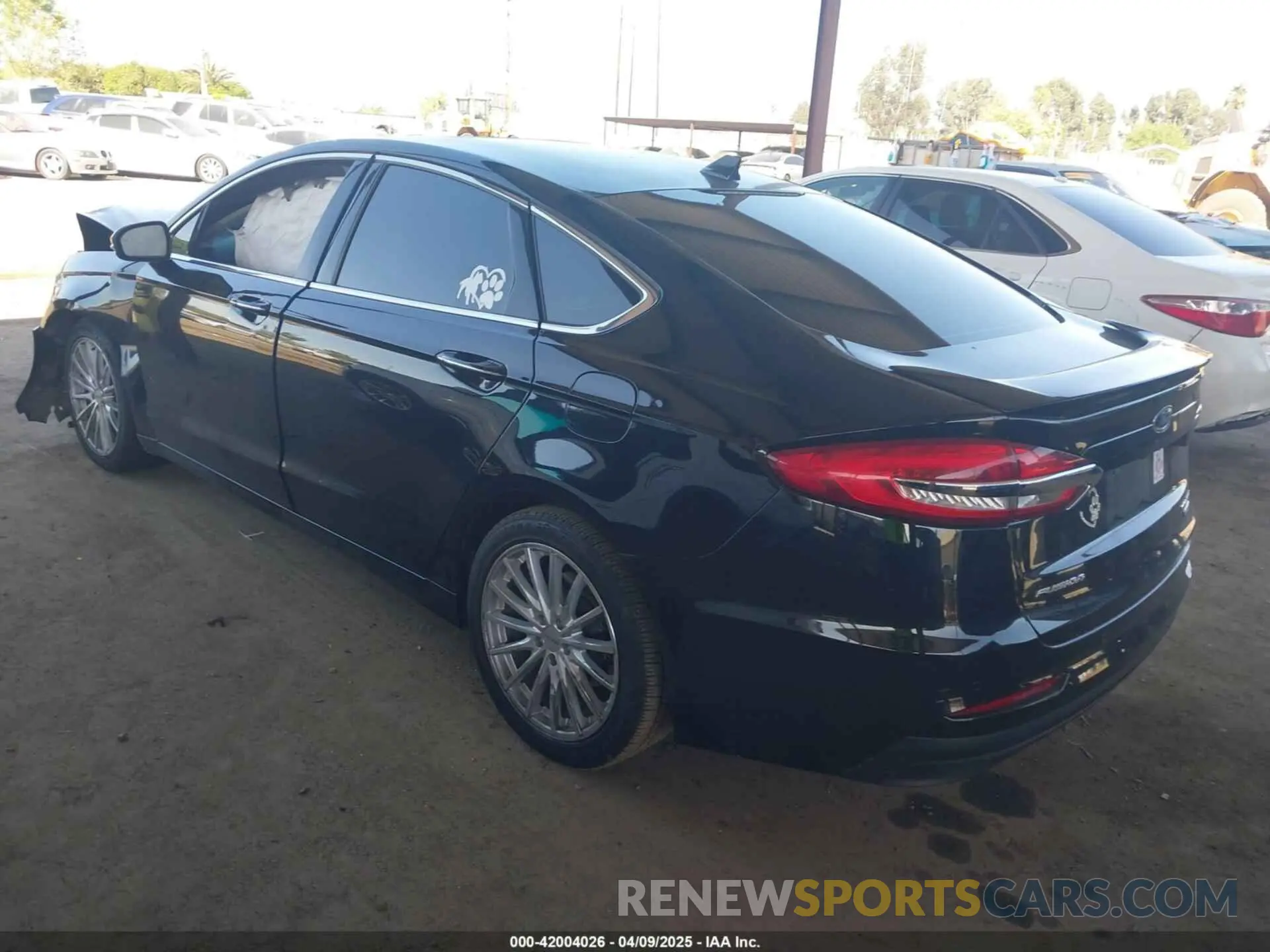3 fotografías del automóvil dañado 3FA6P0RU8LR141324 FORD FUSION HYBRID 2020