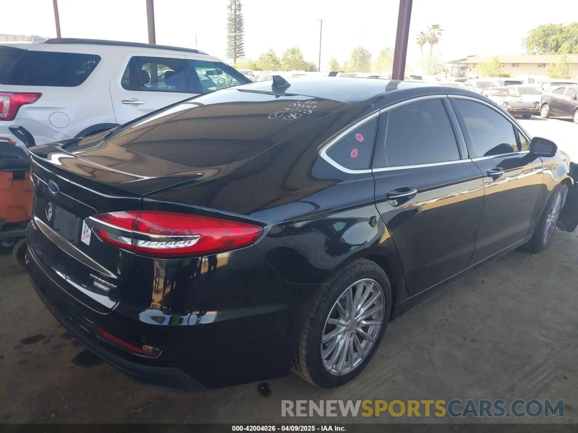 4 fotografías del automóvil dañado 3FA6P0RU8LR141324 FORD FUSION HYBRID 2020