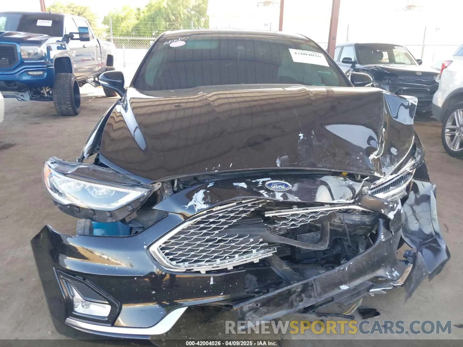 6 fotografías del automóvil dañado 3FA6P0RU8LR141324 FORD FUSION HYBRID 2020