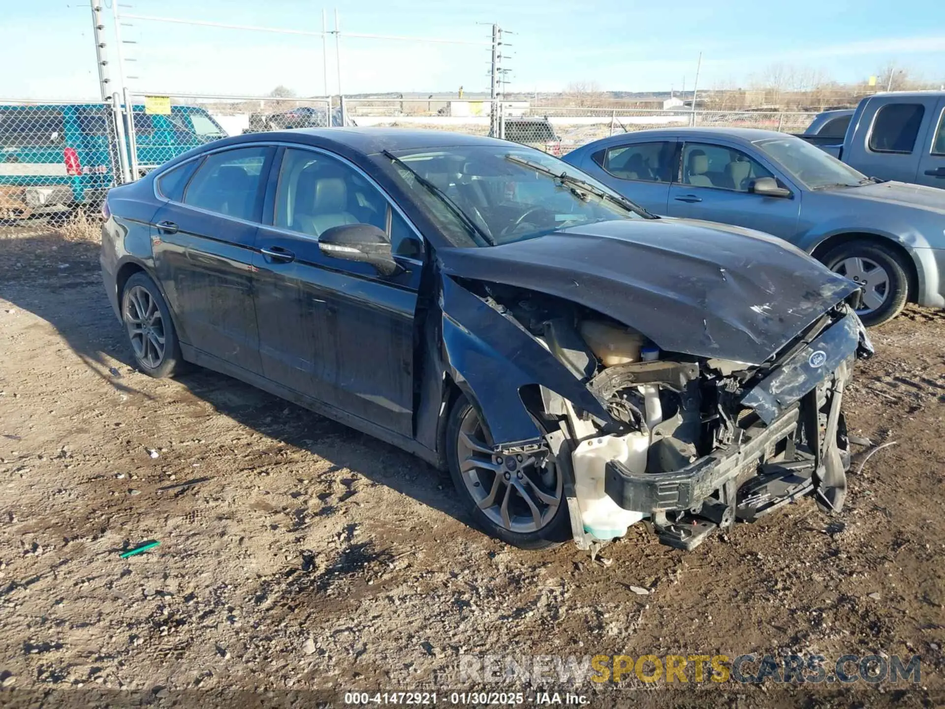 1 fotografías del automóvil dañado 3FA6P0RU9LR141476 FORD FUSION HYBRID 2020