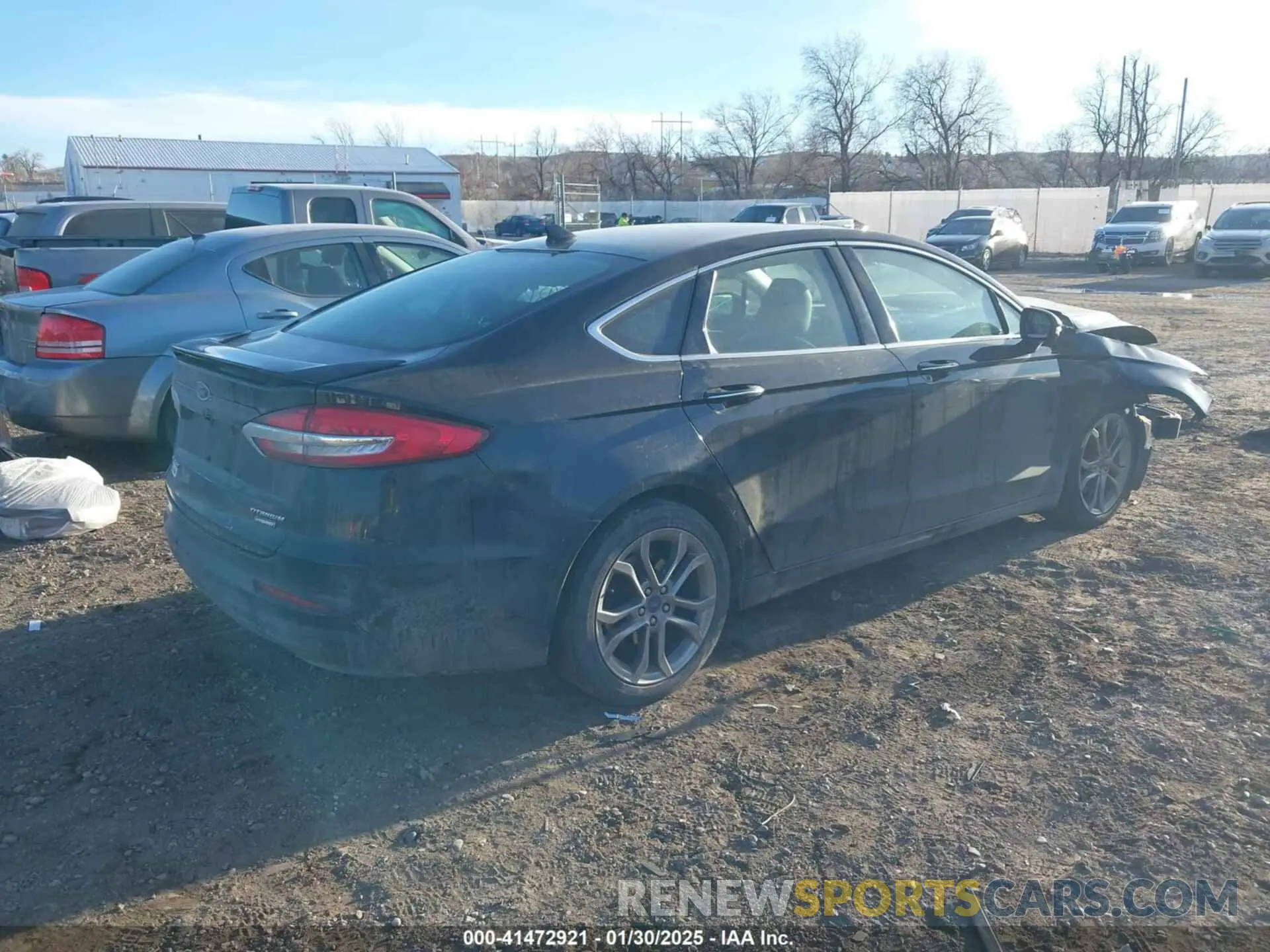 4 fotografías del automóvil dañado 3FA6P0RU9LR141476 FORD FUSION HYBRID 2020