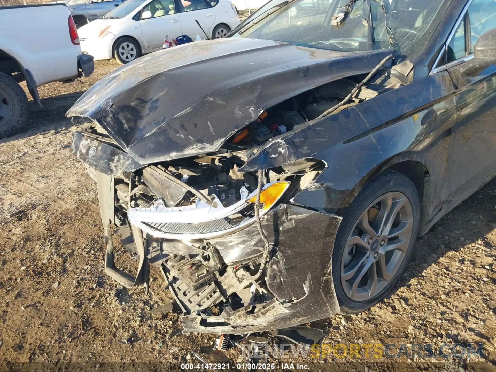 6 fotografías del automóvil dañado 3FA6P0RU9LR141476 FORD FUSION HYBRID 2020