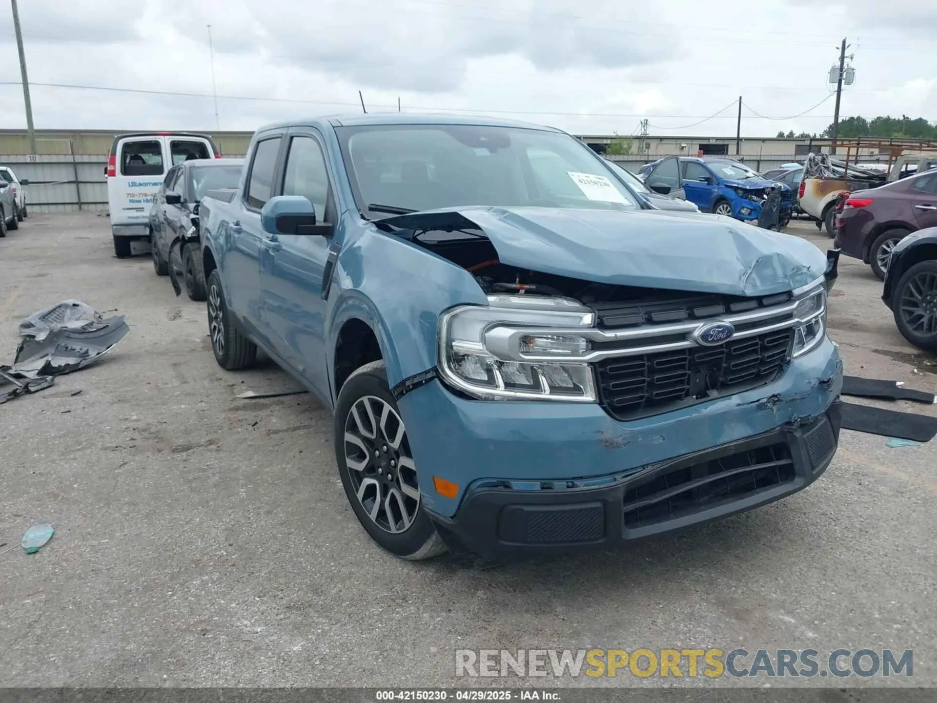 1 fotografías del automóvil dañado 3FTTW8E33NRA42540 FORD MAVERICK 2022