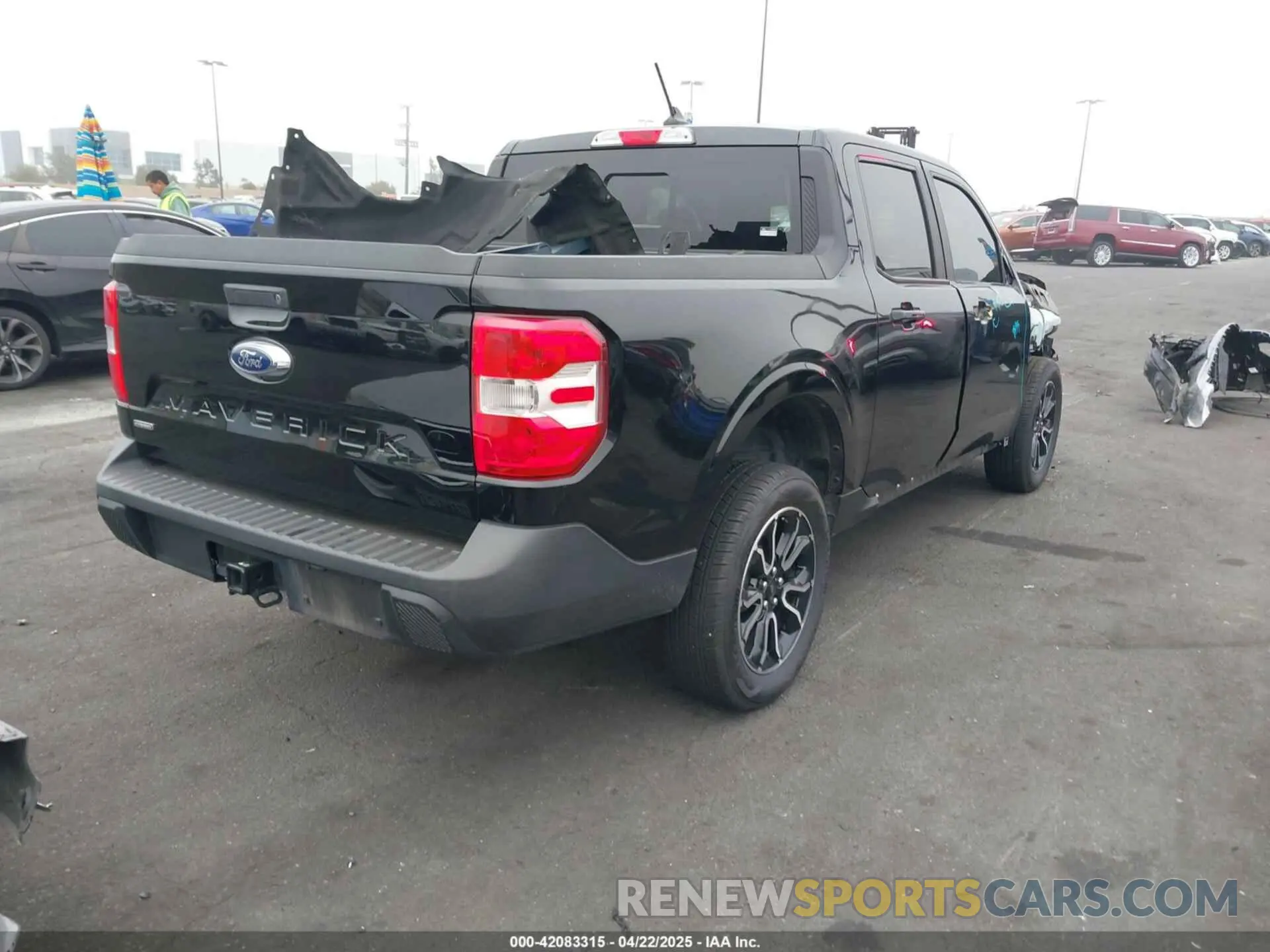 4 fotografías del automóvil dañado 3FTTW8E33NRA62111 FORD MAVERICK 2022