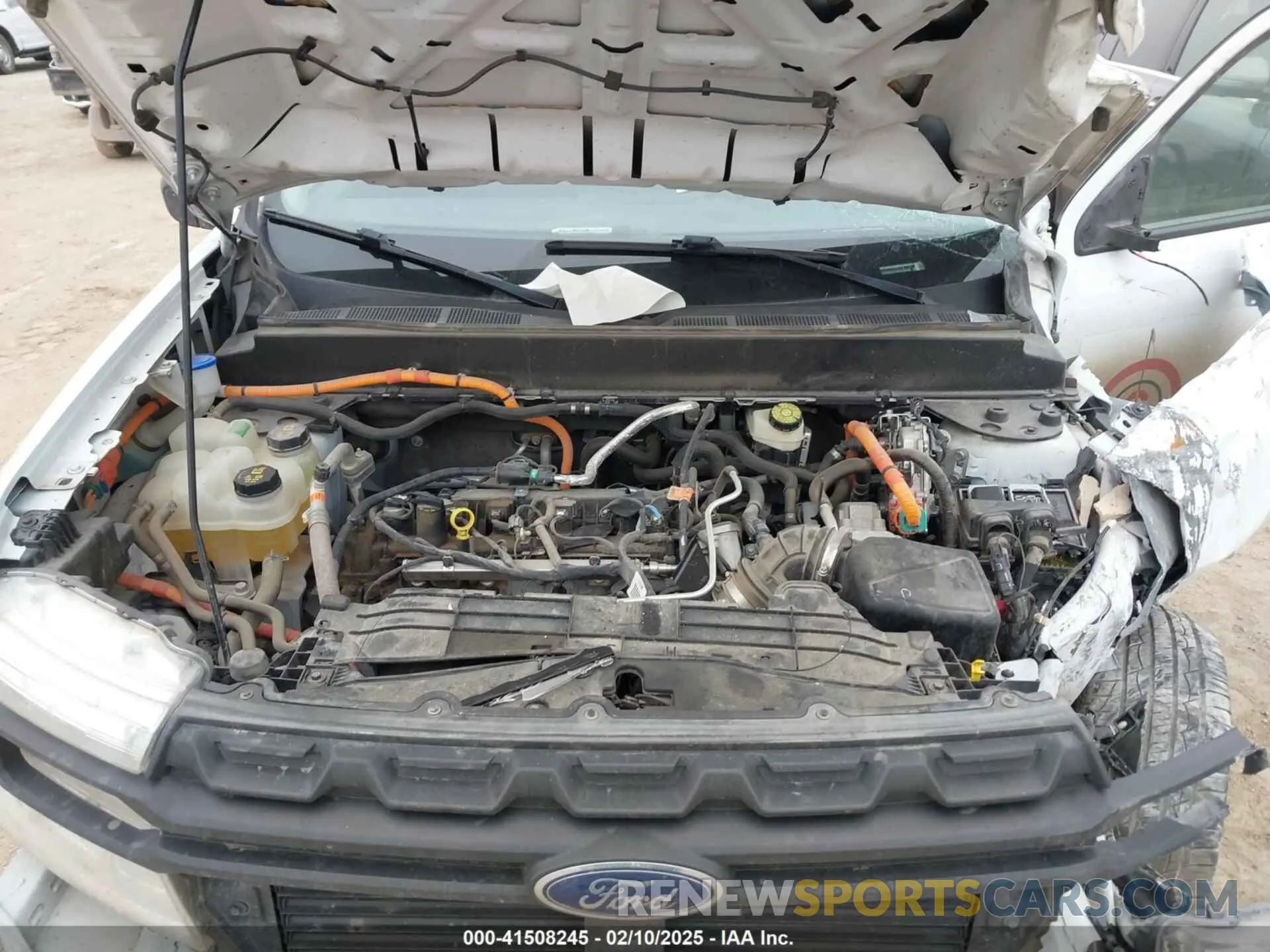 10 fotografías del automóvil dañado 3FTTW8E37NRA18838 FORD MAVERICK 2022