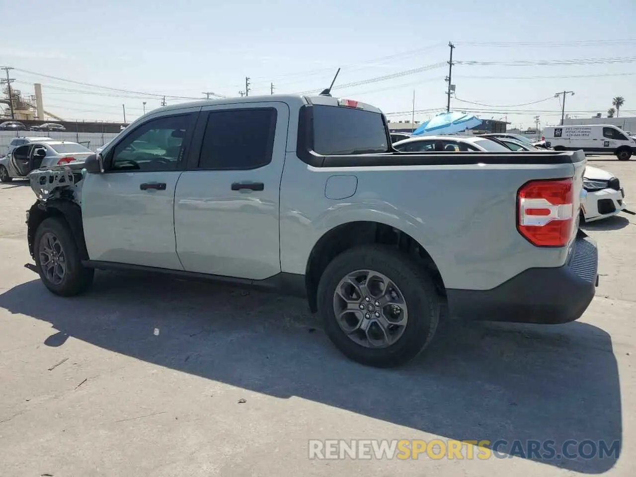 2 fotografías del automóvil dañado 3FTTW8E37NRA73161 FORD MAVERICK 2022