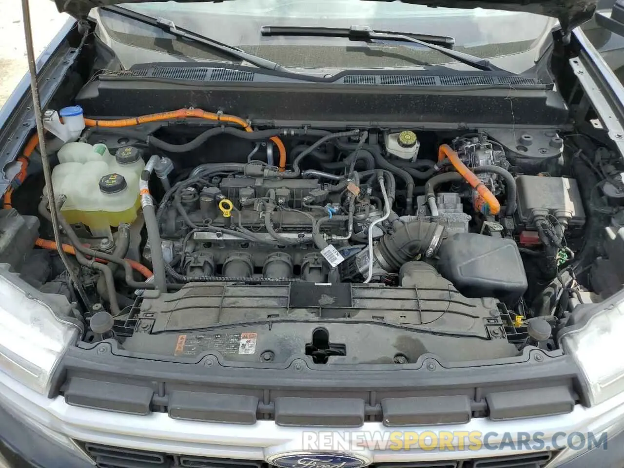 11 fotografías del automóvil dañado 3FTTW8E39NRA16279 FORD MAVERICK 2022
