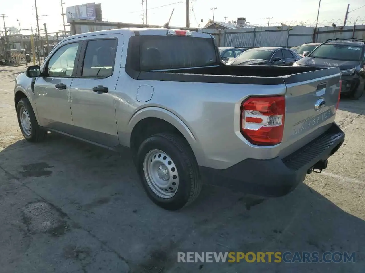 2 fotografías del automóvil dañado 3FTTW8E98NRA40352 FORD MAVERICK 2022