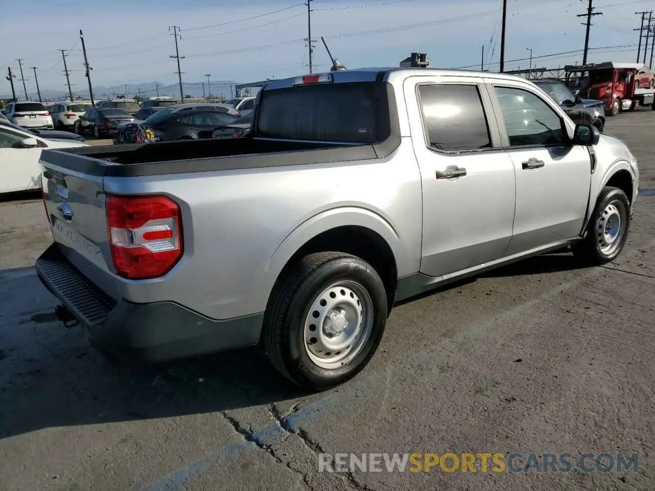 3 fotografías del automóvil dañado 3FTTW8E98NRA40352 FORD MAVERICK 2022