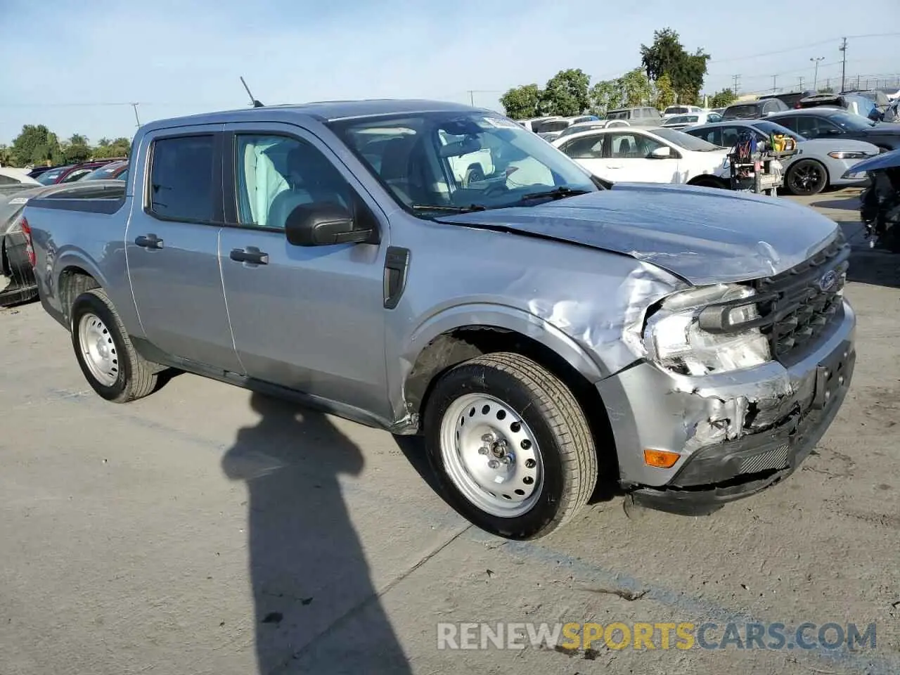 4 fotografías del automóvil dañado 3FTTW8E98NRA40352 FORD MAVERICK 2022