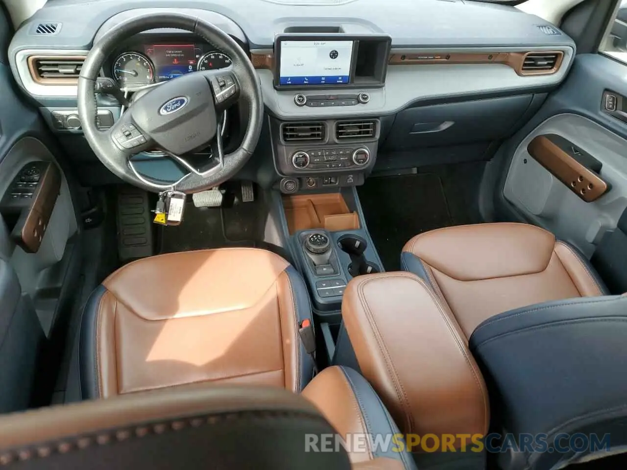 8 fotografías del automóvil dañado 3FTTW8F92NRA25442 FORD MAVERICK 2022