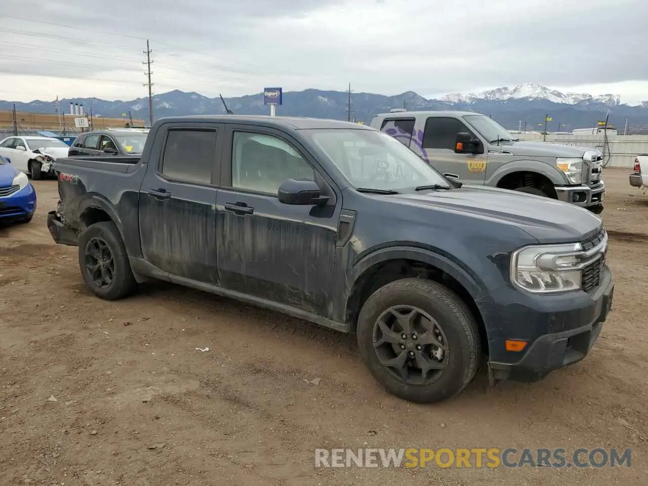 4 fotografías del automóvil dañado 3FTTW8F92NRA88380 FORD MAVERICK 2022