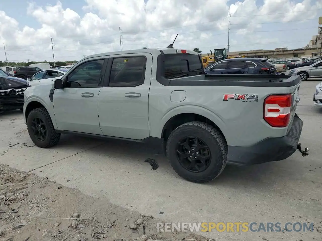 2 fotografías del automóvil dañado 3FTTW8F94NRA13647 FORD MAVERICK 2022