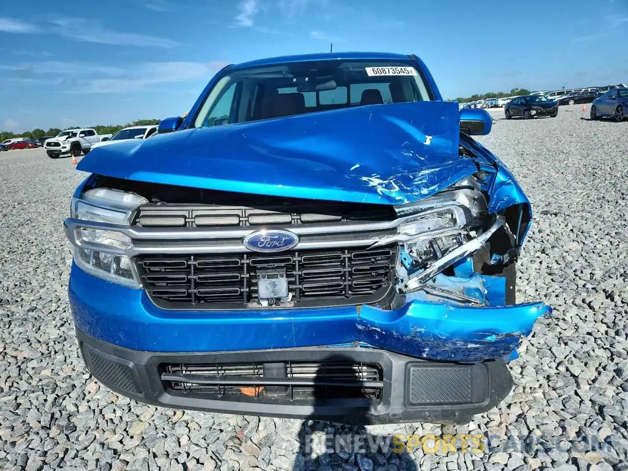 5 fotografías del automóvil dañado 3FTTW8F94NRA20078 FORD MAVERICK 2022