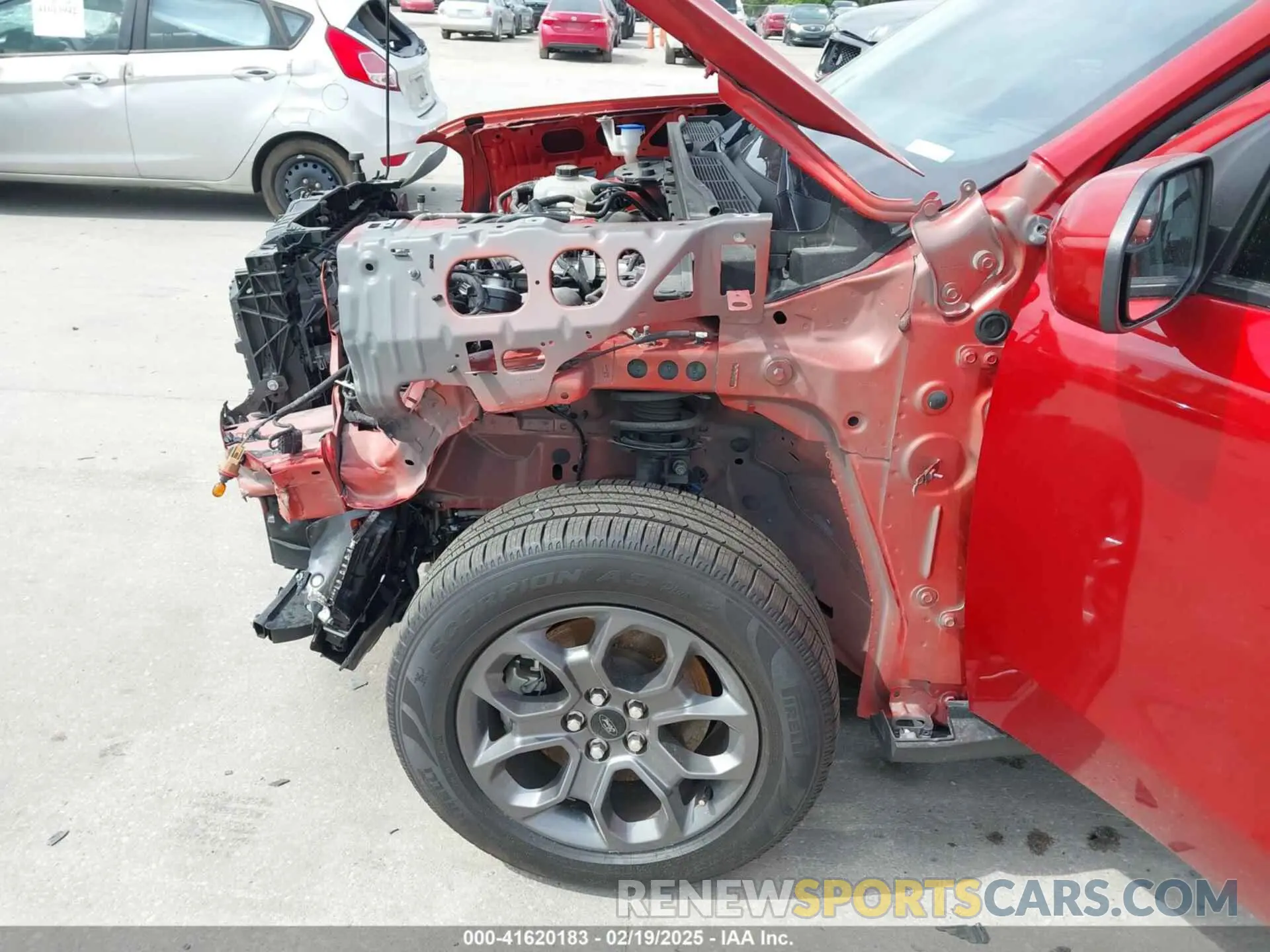 6 fotografías del automóvil dañado 3FTTW8F94NRB04935 FORD MAVERICK 2022