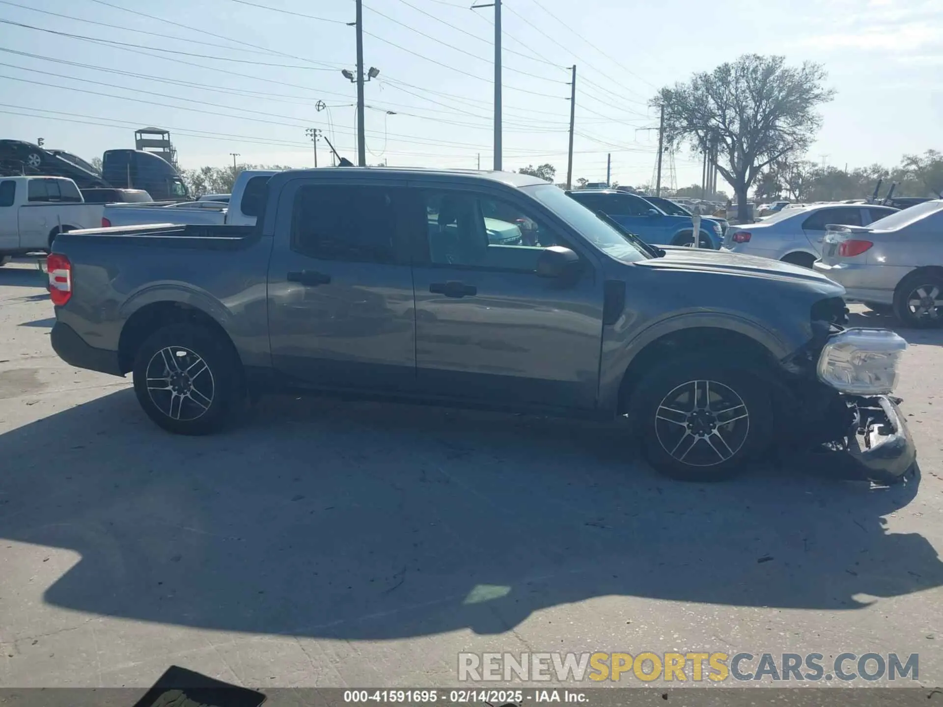 13 fotografías del automóvil dañado 3FTTW8F96NRA13343 FORD MAVERICK 2022