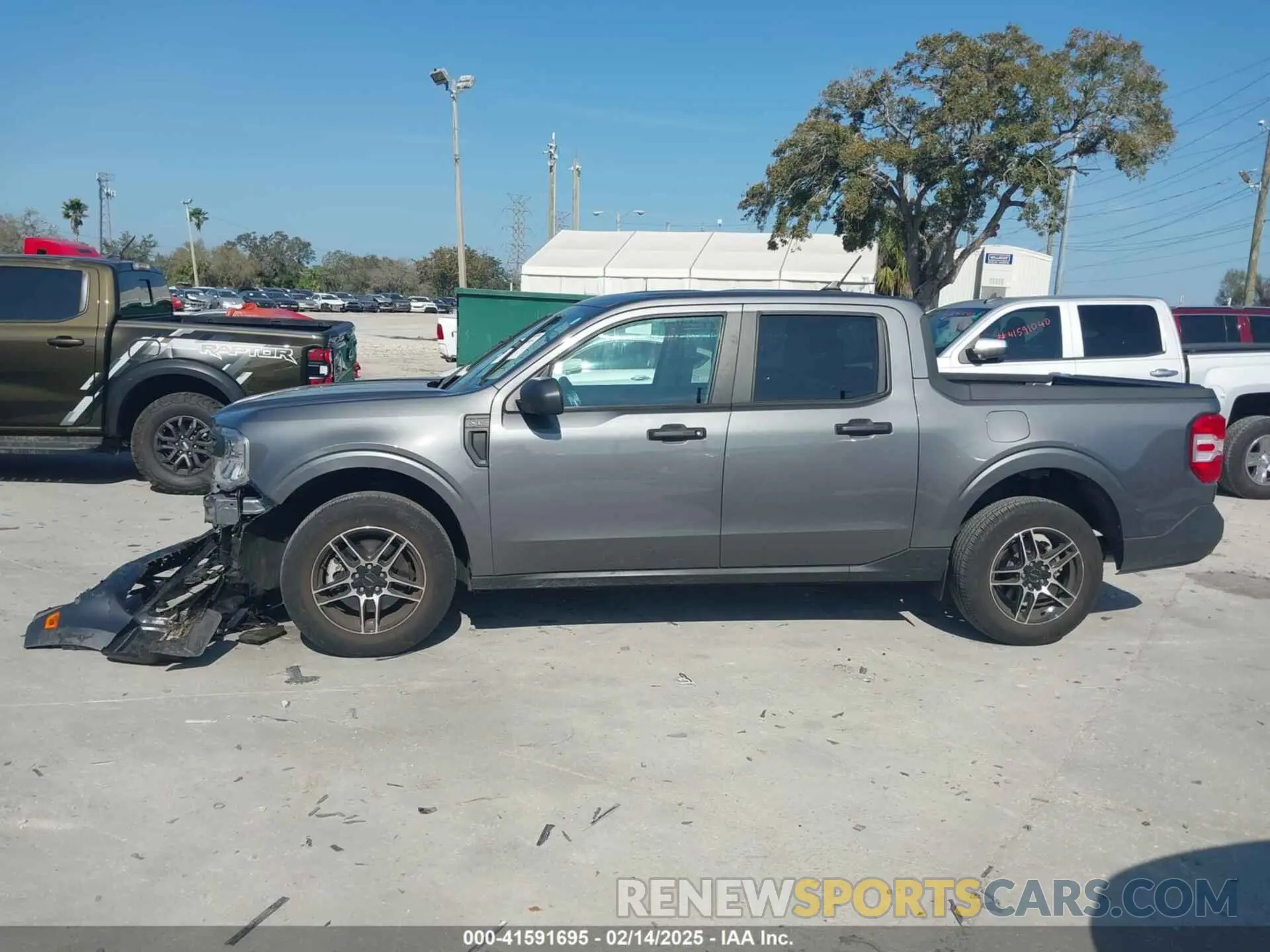 14 fotografías del automóvil dañado 3FTTW8F96NRA13343 FORD MAVERICK 2022