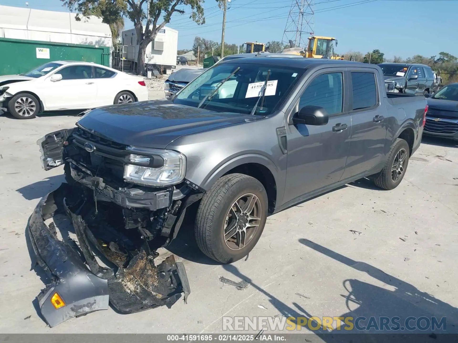 2 fotografías del automóvil dañado 3FTTW8F96NRA13343 FORD MAVERICK 2022