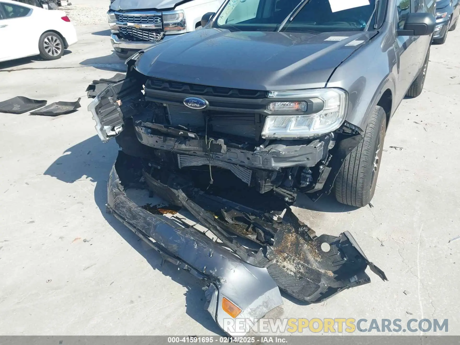 6 fotografías del automóvil dañado 3FTTW8F96NRA13343 FORD MAVERICK 2022