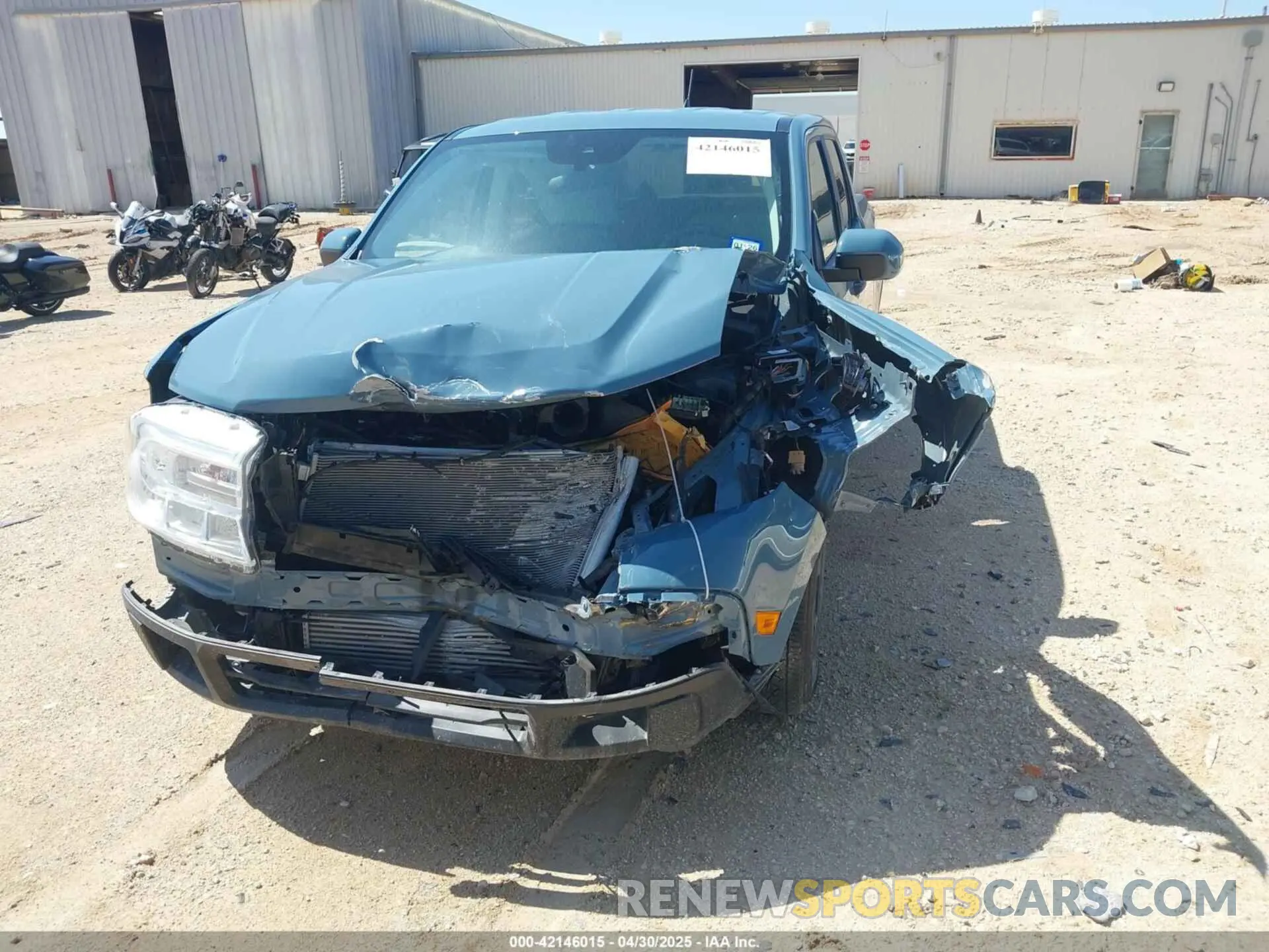 12 fotografías del automóvil dañado 3FTTW8F96NRA97616 FORD MAVERICK 2022