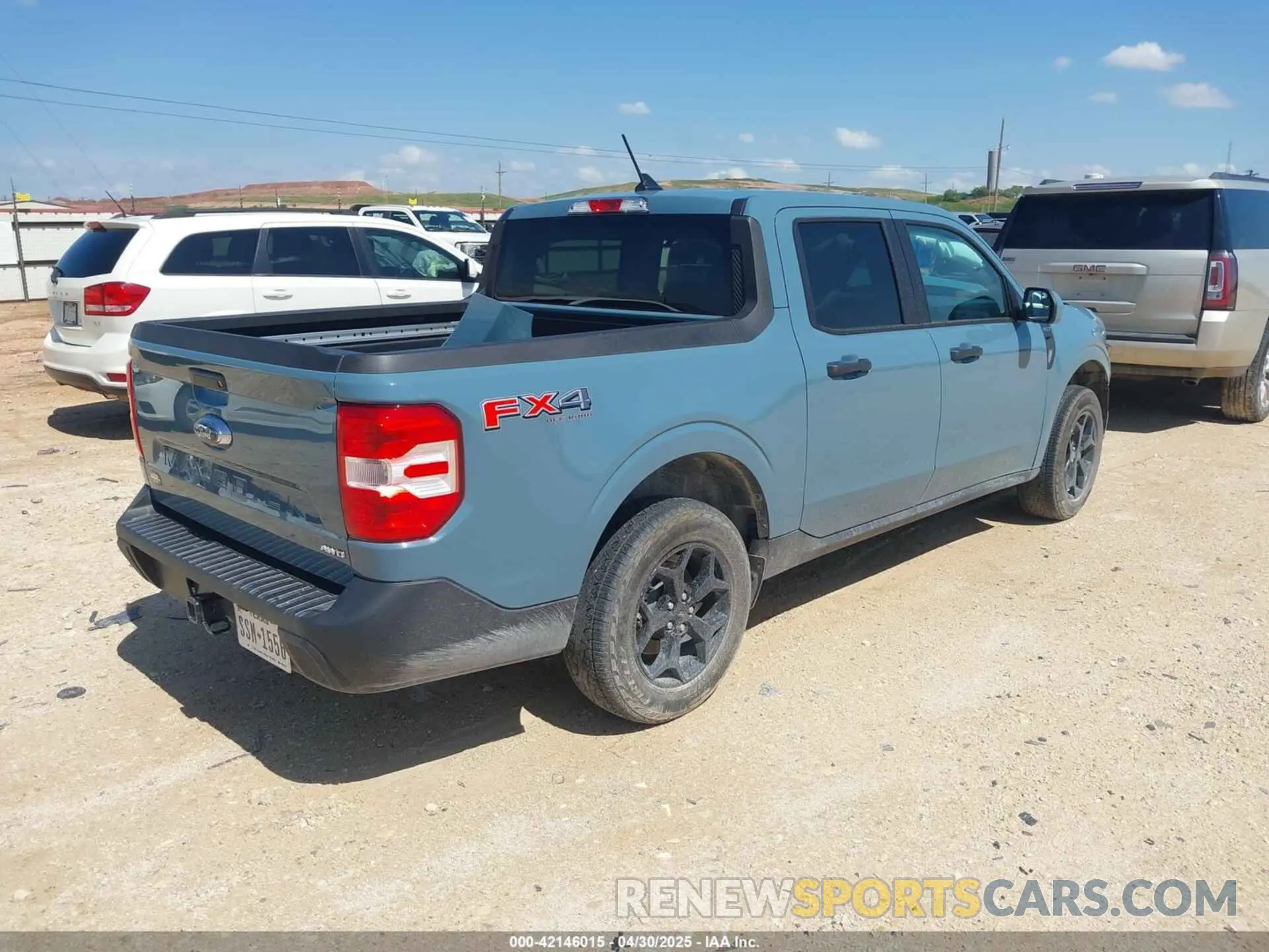 4 fotografías del automóvil dañado 3FTTW8F96NRA97616 FORD MAVERICK 2022