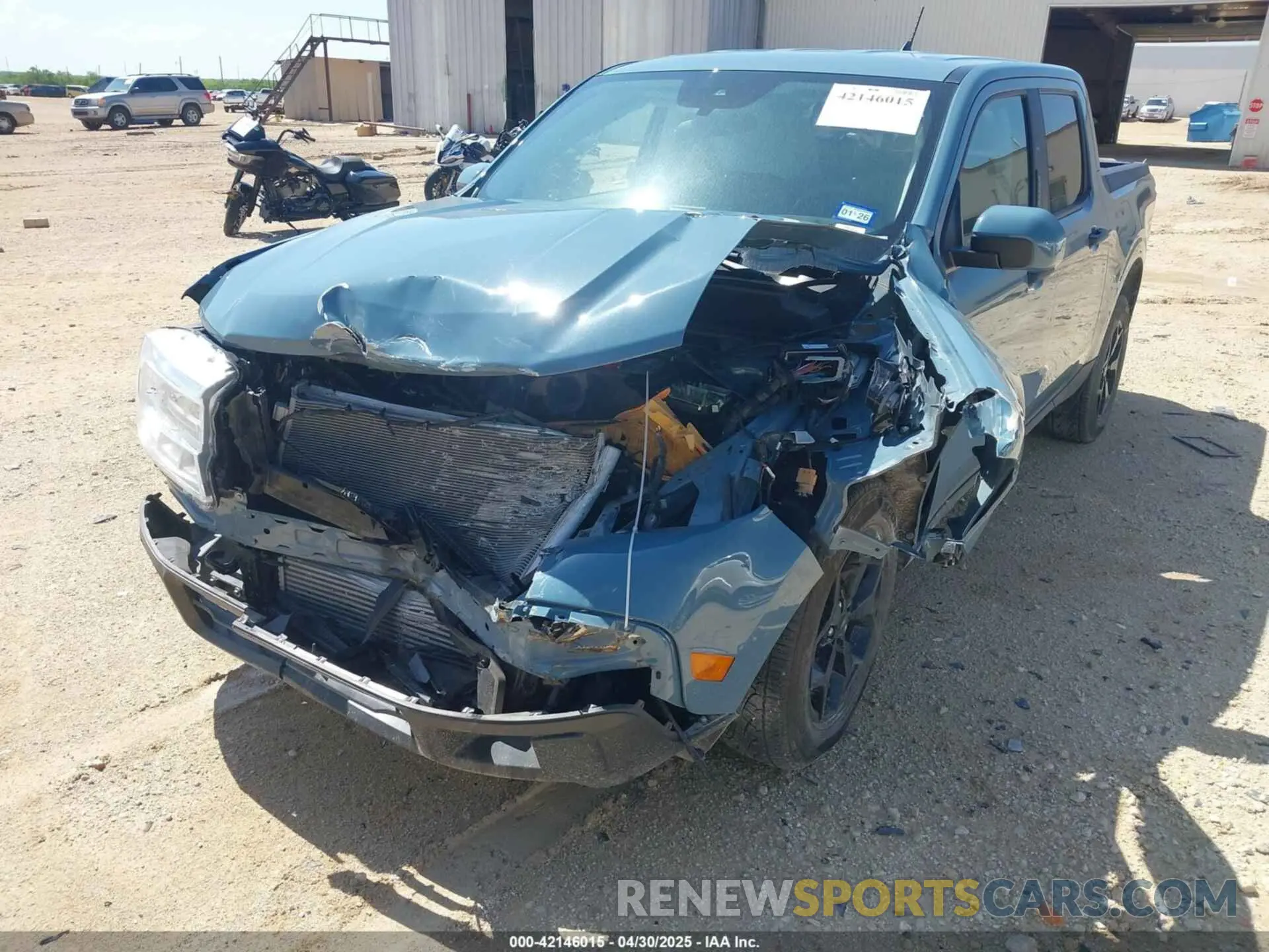 6 fotografías del automóvil dañado 3FTTW8F96NRA97616 FORD MAVERICK 2022