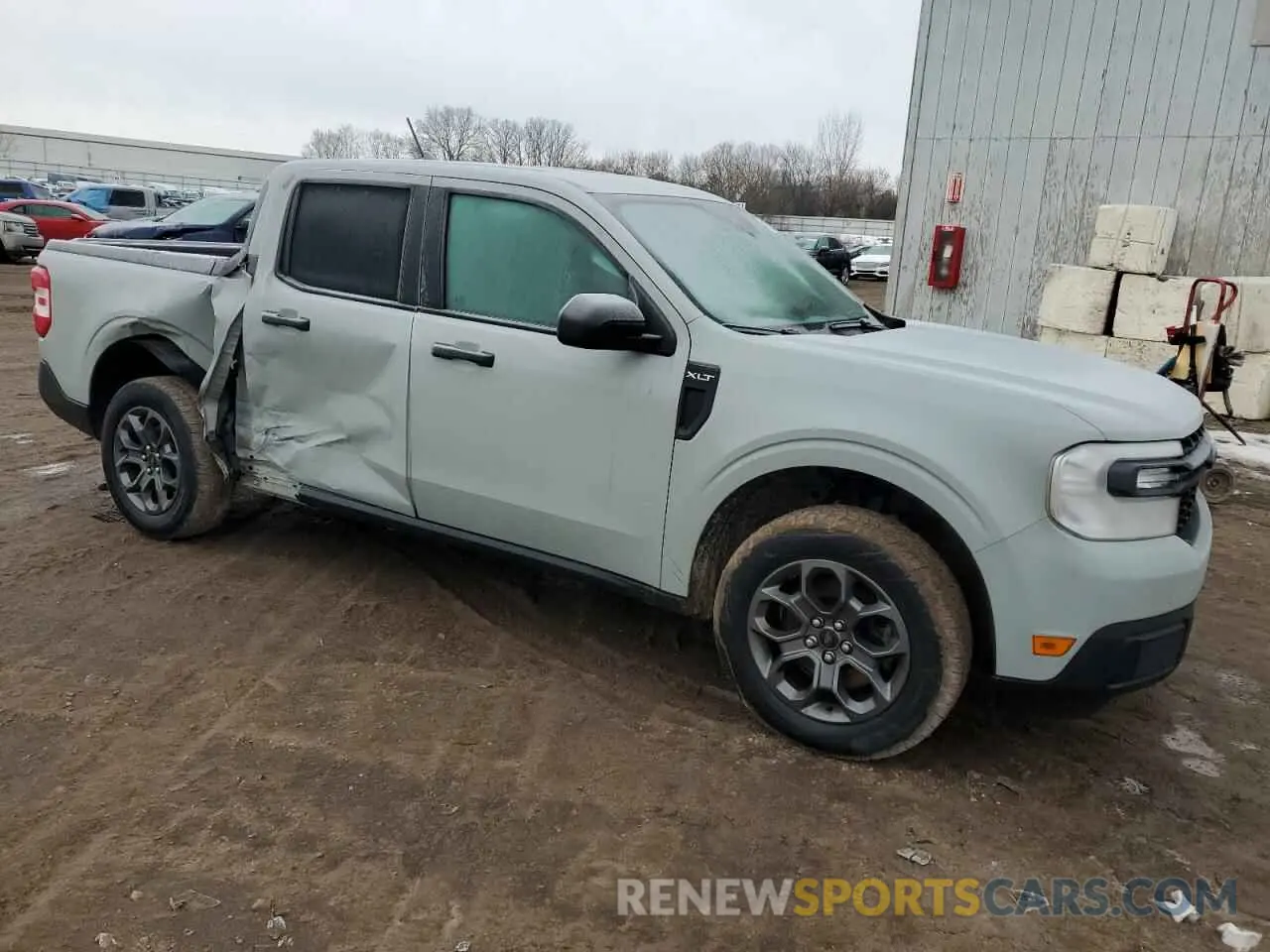 4 fotografías del automóvil dañado 3FTTW8F97NRA41006 FORD MAVERICK 2022