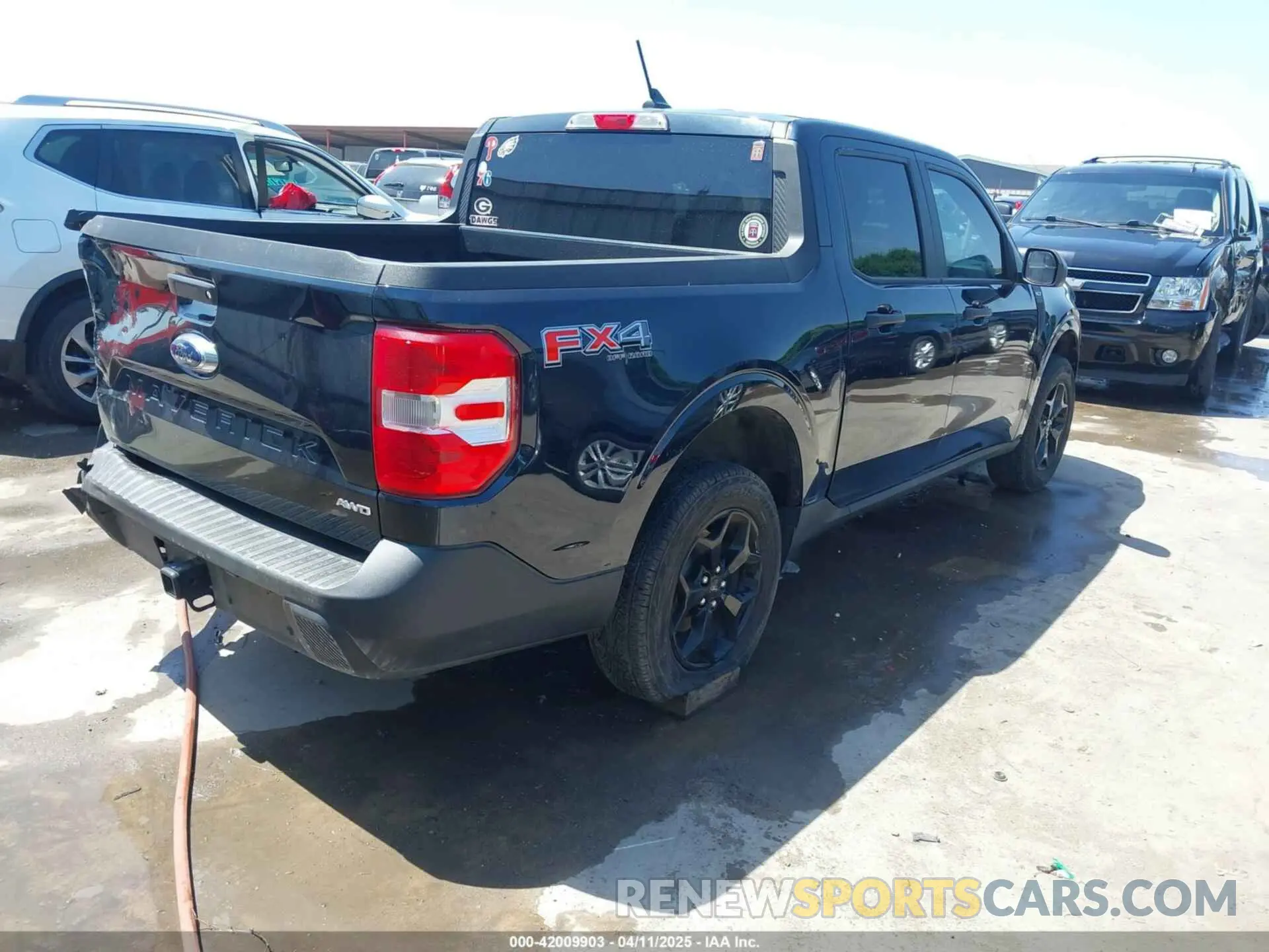 4 fotografías del automóvil dañado 3FTTW8F98NRA41242 FORD MAVERICK 2022
