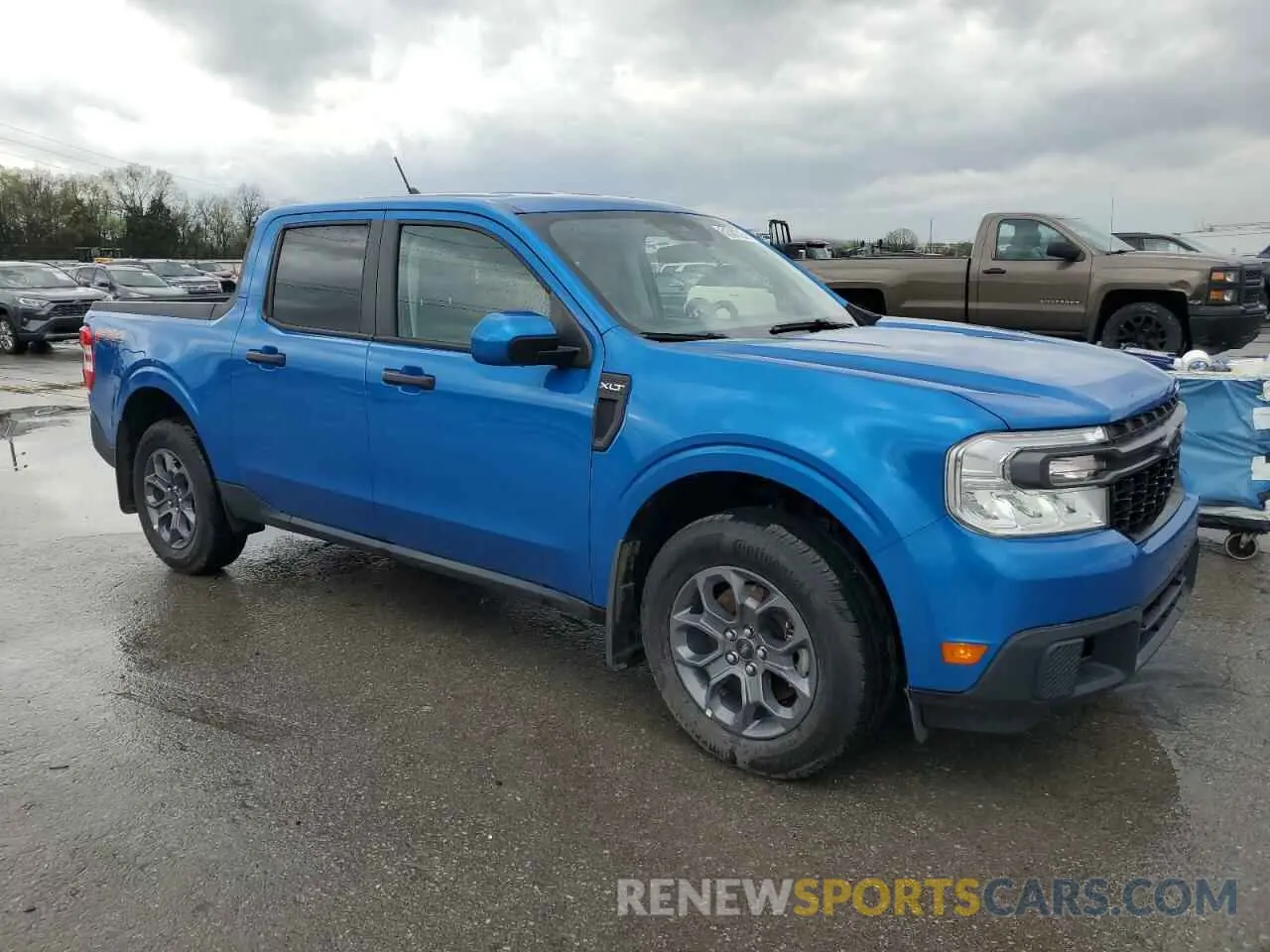 4 fotografías del automóvil dañado 3FTTW8F99NRA33702 FORD MAVERICK 2022