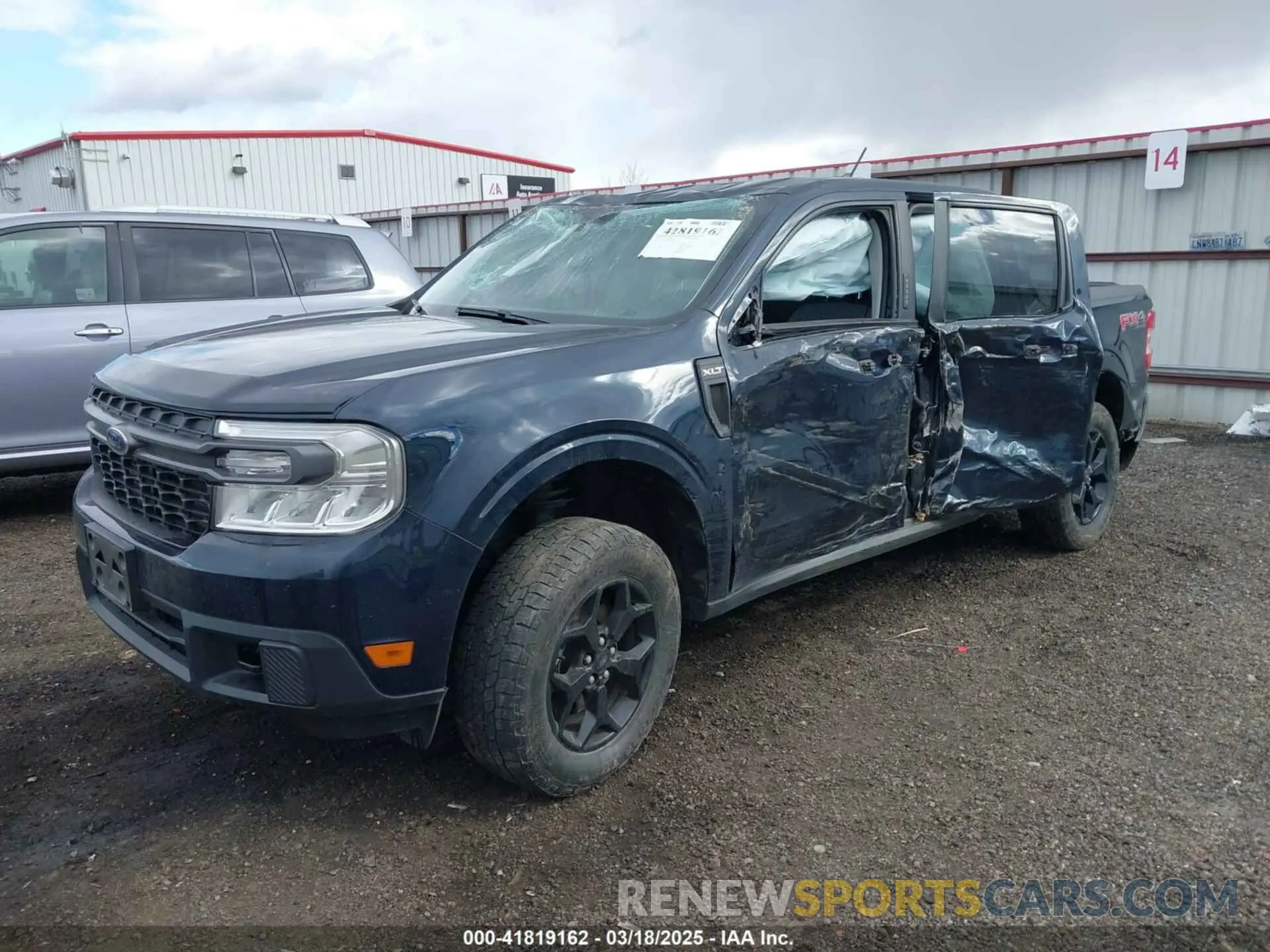 2 fotografías del automóvil dañado 3FTTW8F99NRA44165 FORD MAVERICK 2022